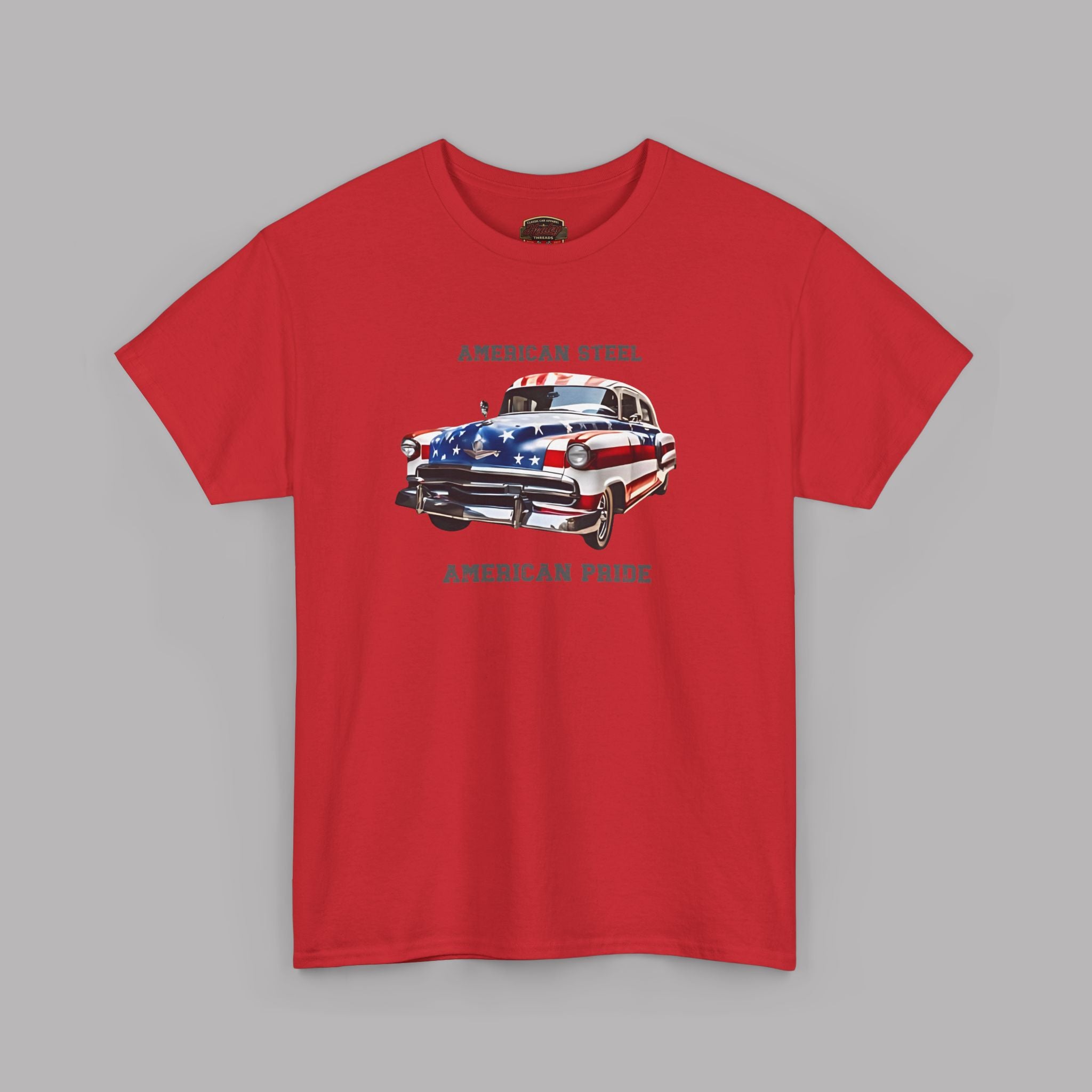 American Steel T-Shirt – Vintage Classic Car Graphic Tee