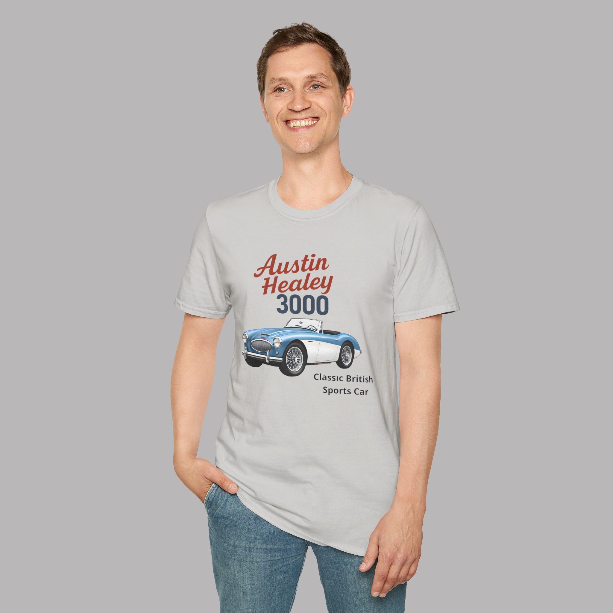 Austin Healey 3000 T-Shirt – Classic British Sports Car
