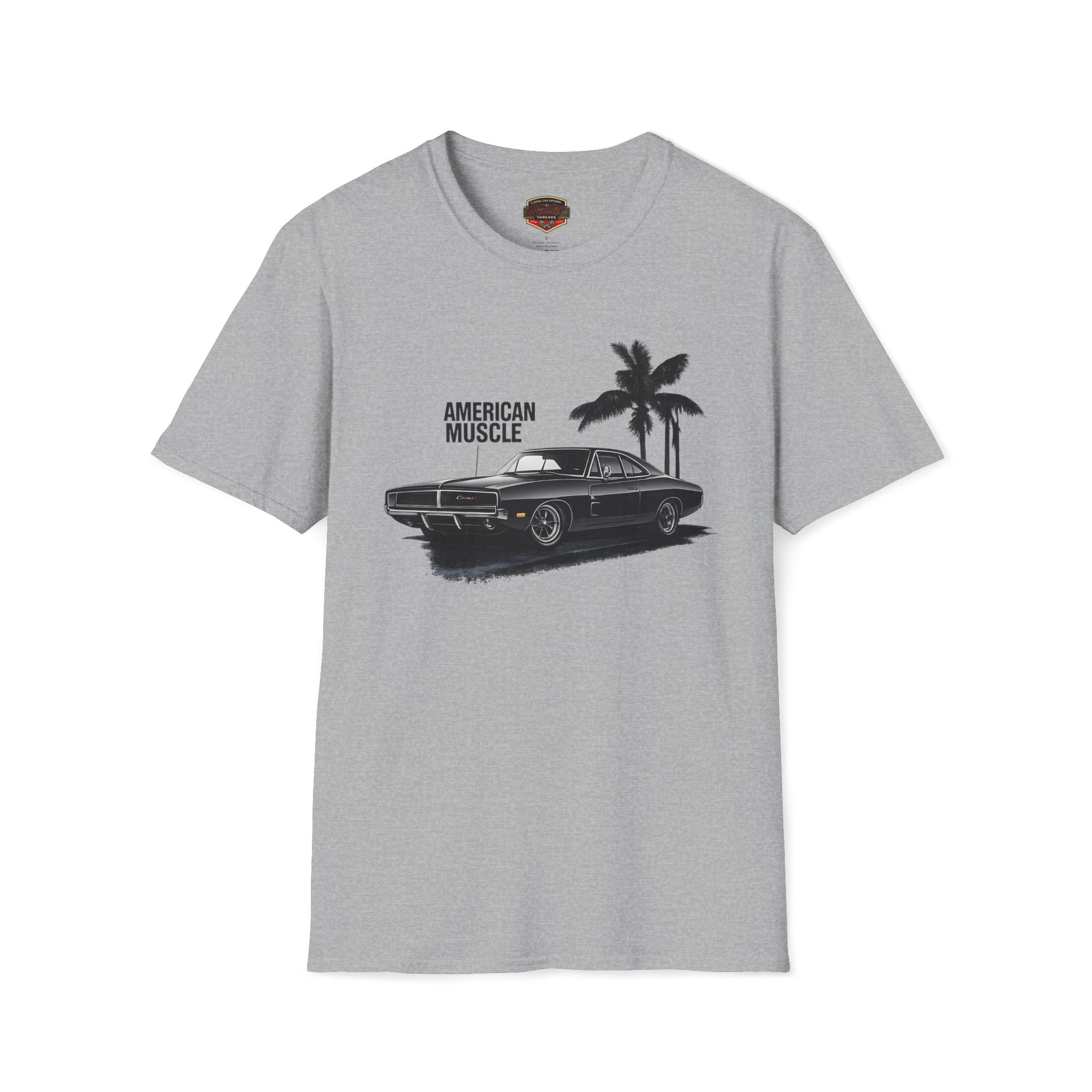 American Muscle Car T-Shirt - Retro Dodge Charger Tee