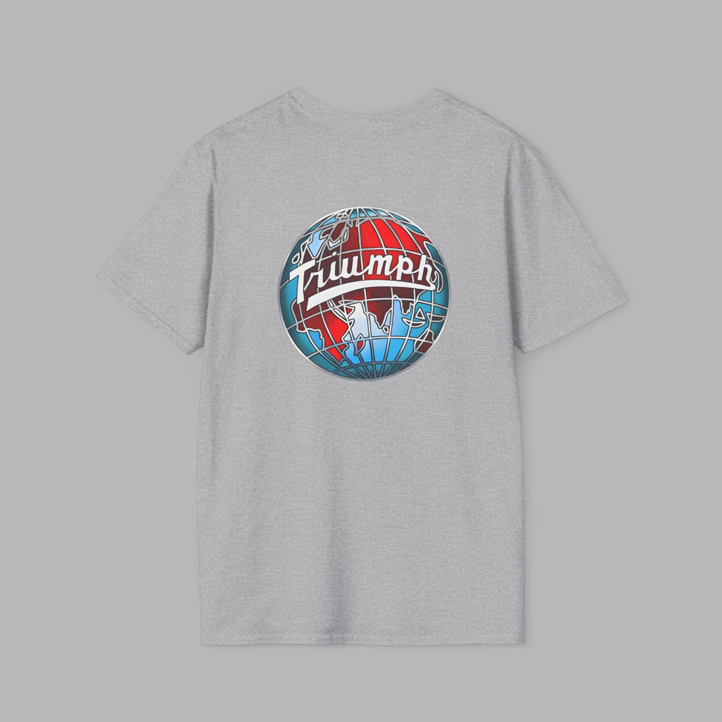 Vintage Triumph Globe T-Shirt – Classic British Moto Tee