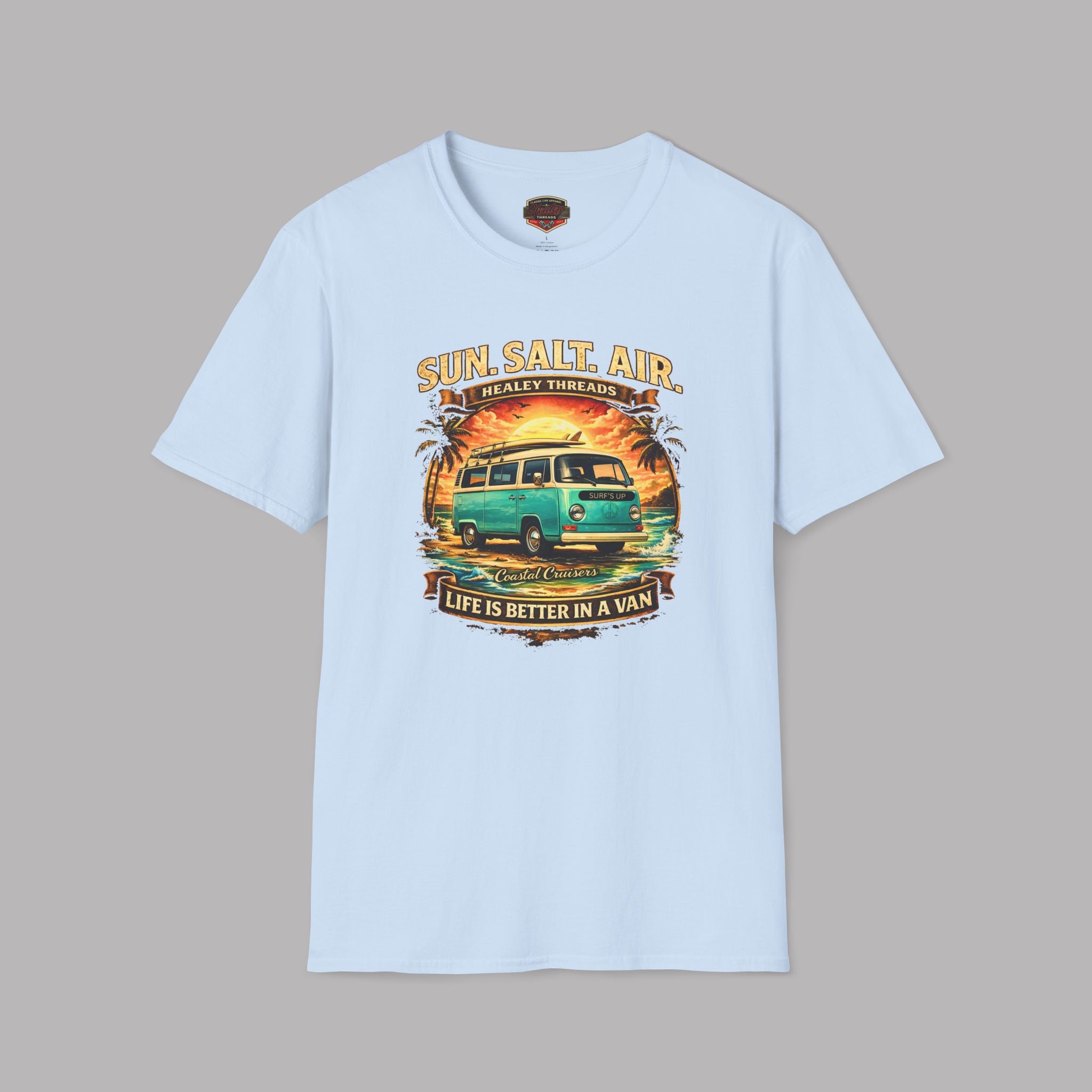Retro Surf Van T-Shirt – Sun Salt Air Coastal Tee