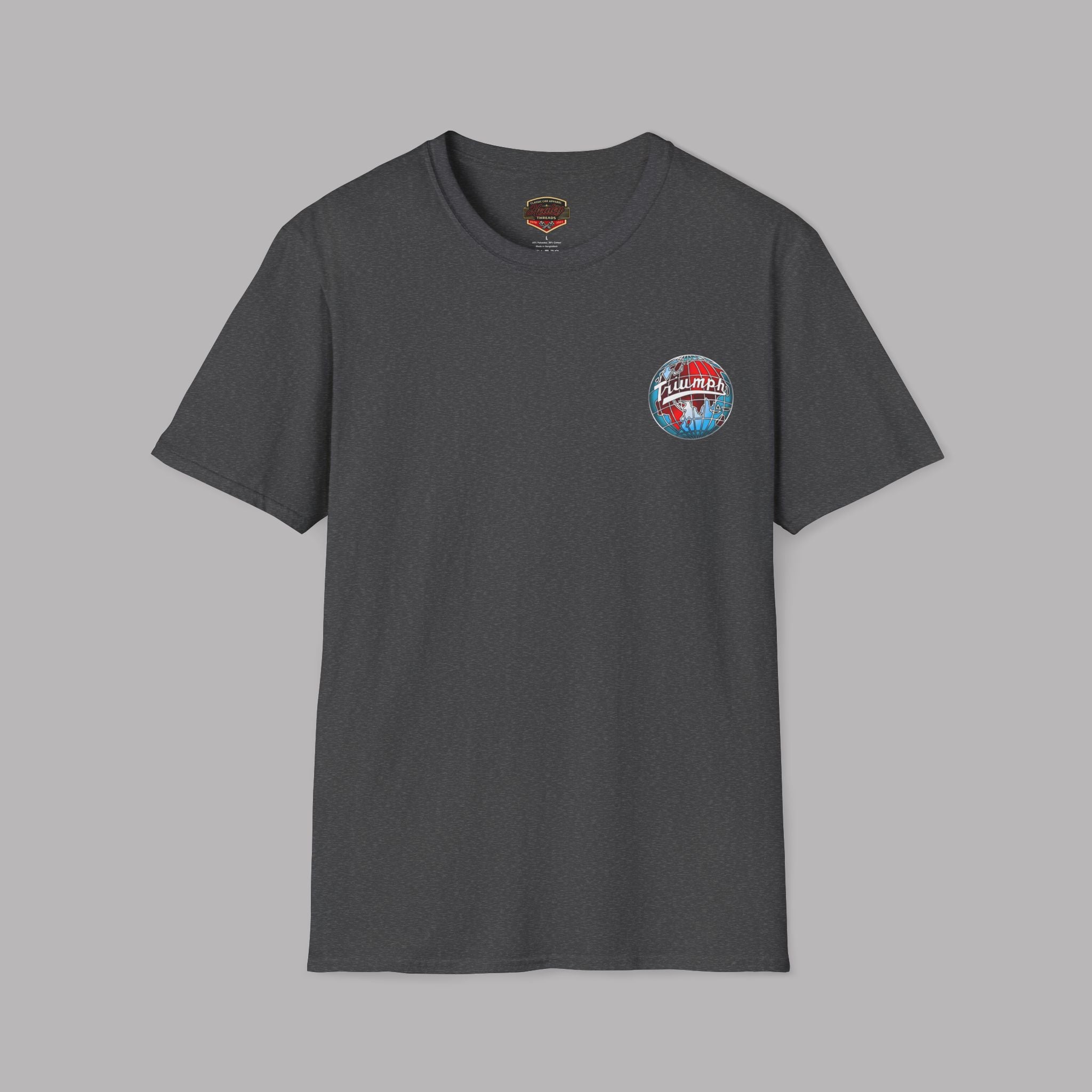 Vintage Triumph Globe T-Shirt – Classic British Moto Tee
