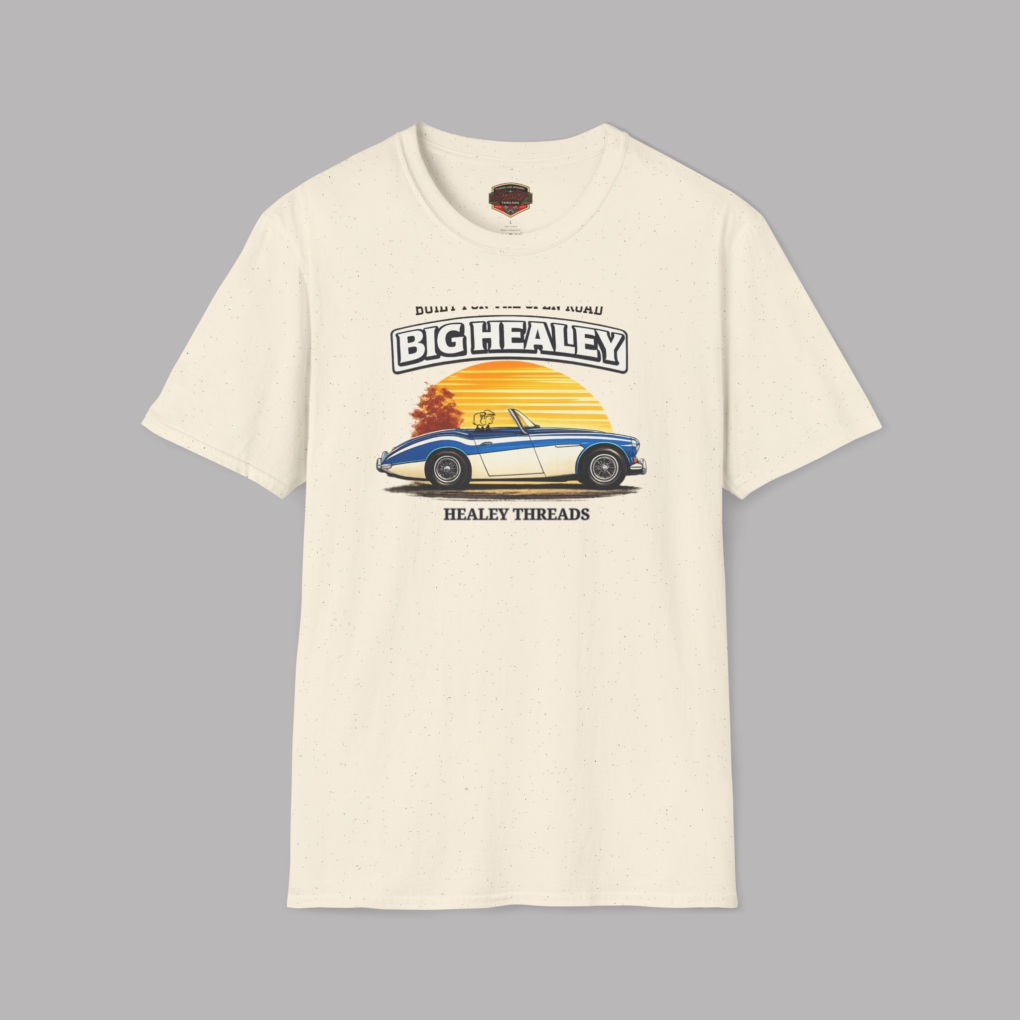 Big Healey T-Shirt — Retro Sunset Austin Healey Graphic Tee