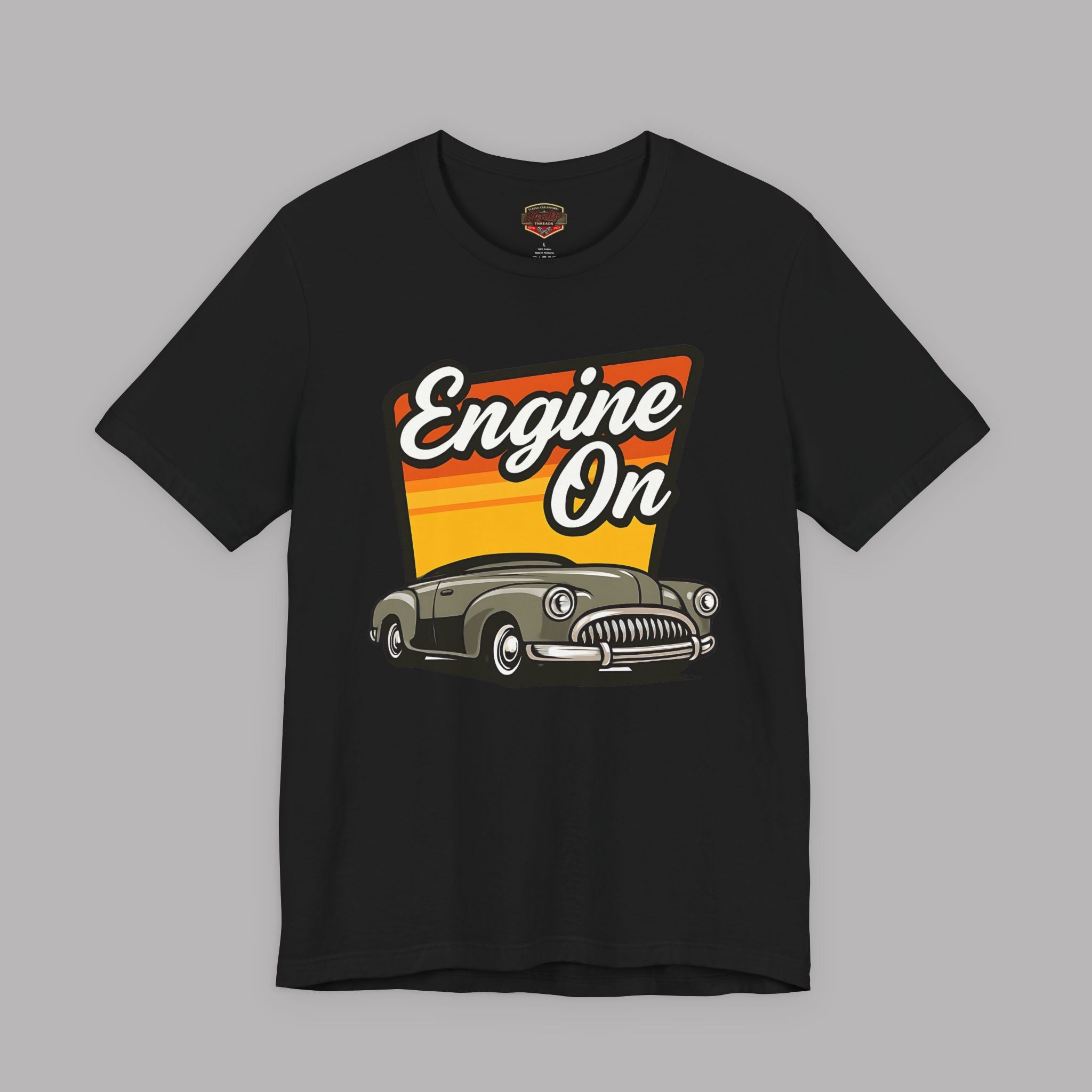 Retro Classic Car Tee | Engine On Vintage Gift Shirt