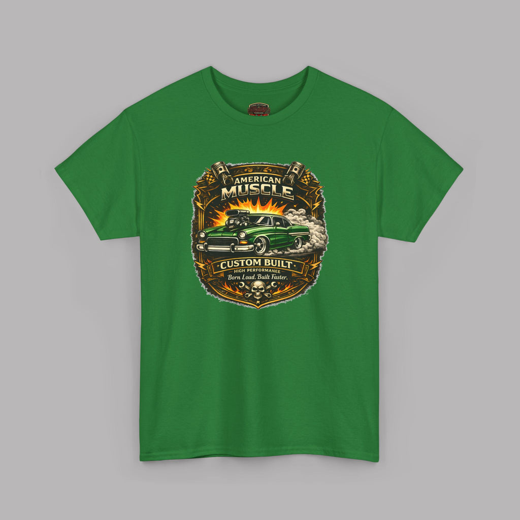 American Muscle Custom Built Tee | Retro Hot Rod Shirt