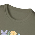 Grow Free Floral Wreath T-Shirt