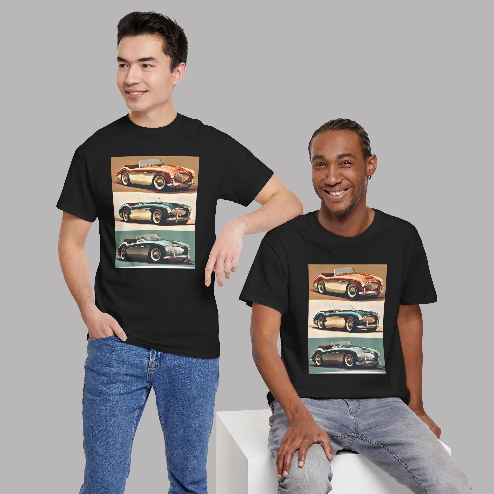 Vintage Roadster Sports Car Tee | Classic British Car Gift