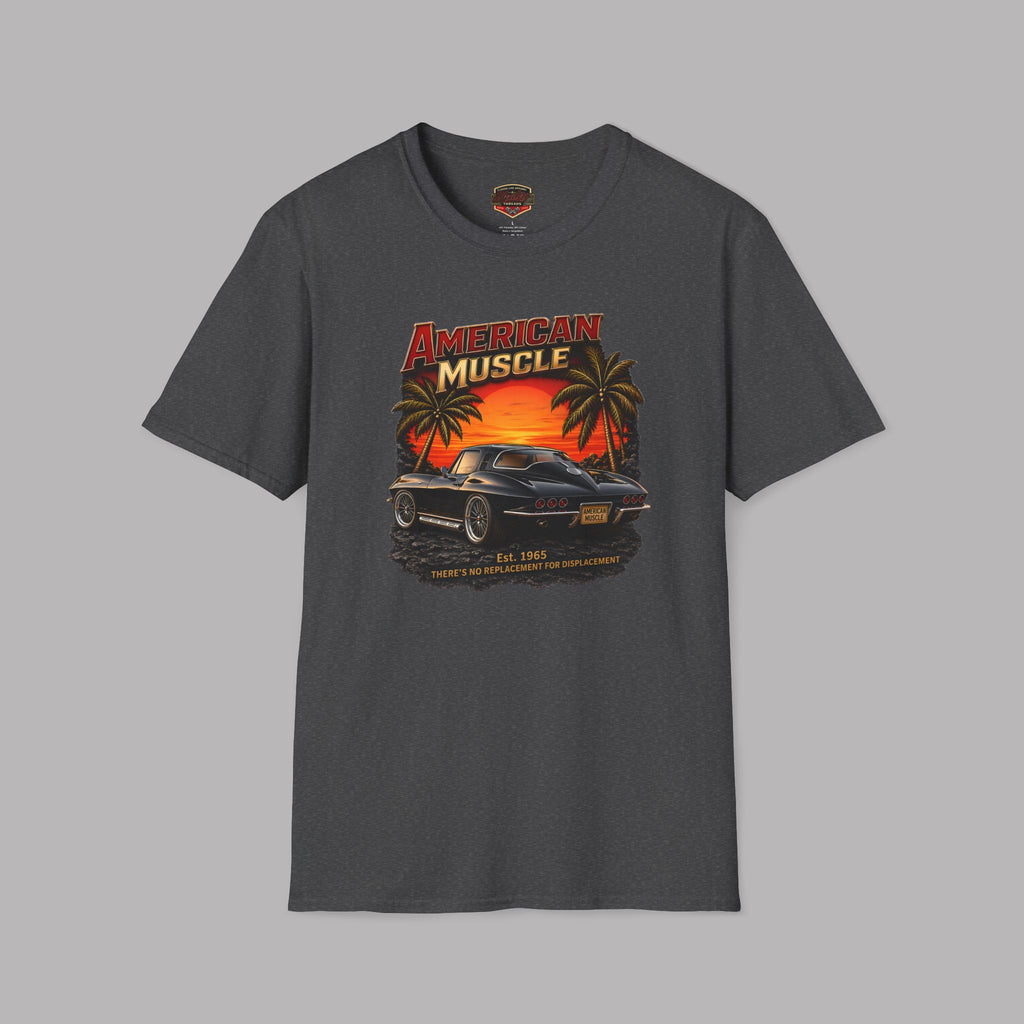 American Muscle T‑Shirt | Vintage Sunset Classic Car Tee