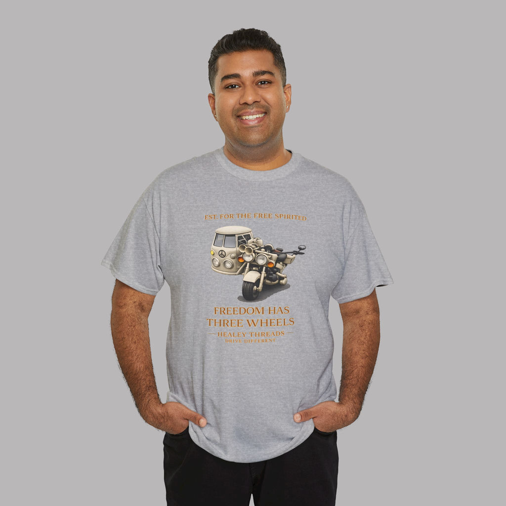 Freedom Has Three Wheels Tee | Retro Trike Van Shirt