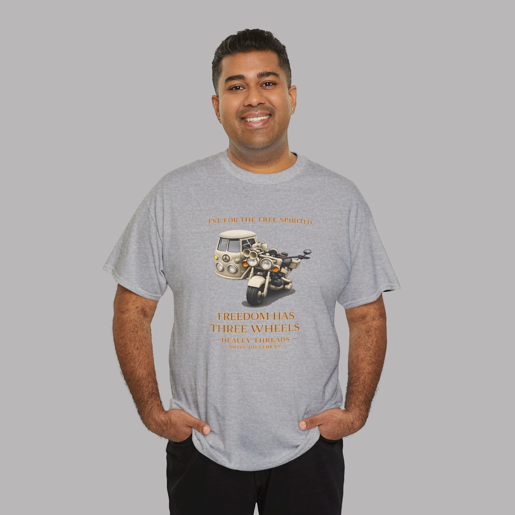 Freedom Has Three Wheels Tee | Retro Trike Van Shirt