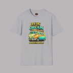 Livin' The Dream Classic Camper T-Shirt - Retro Surf Van Graphic Tee