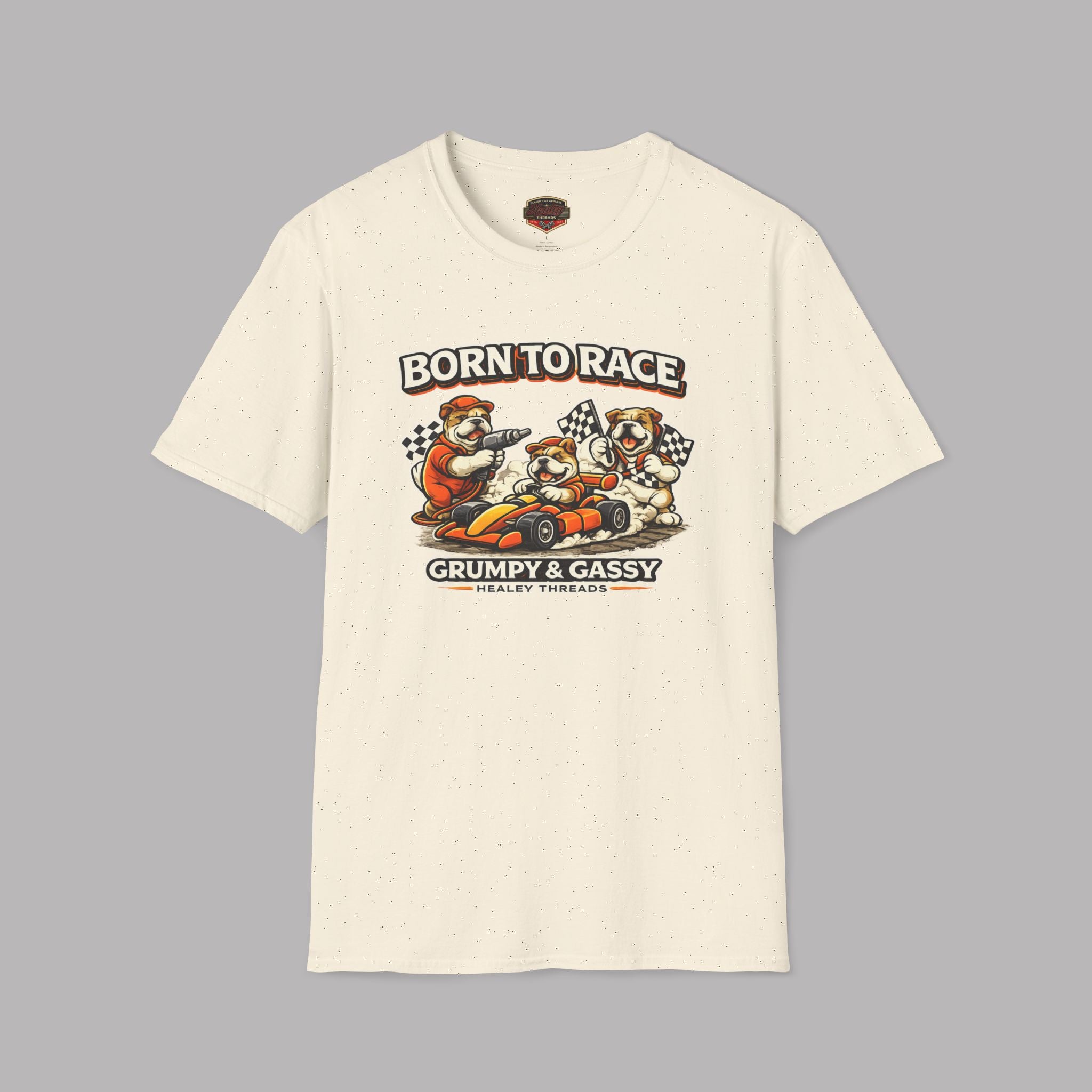 Funny Racing T-Shirt - Born to Race - Healey Threads Tee