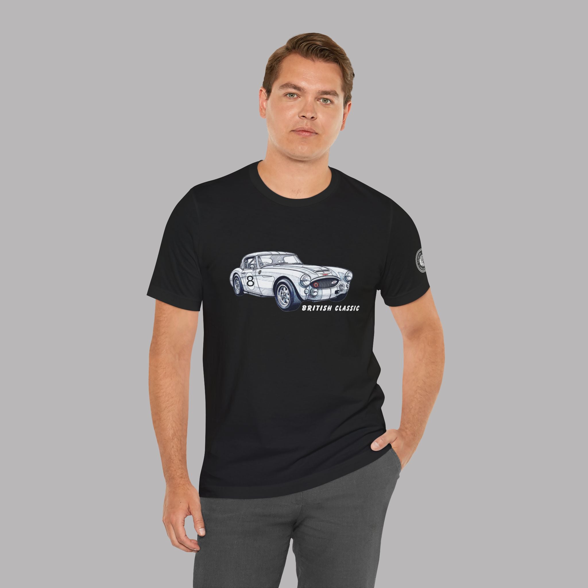 British Classic Roadster Tee | Vintage Racing Car Shirt