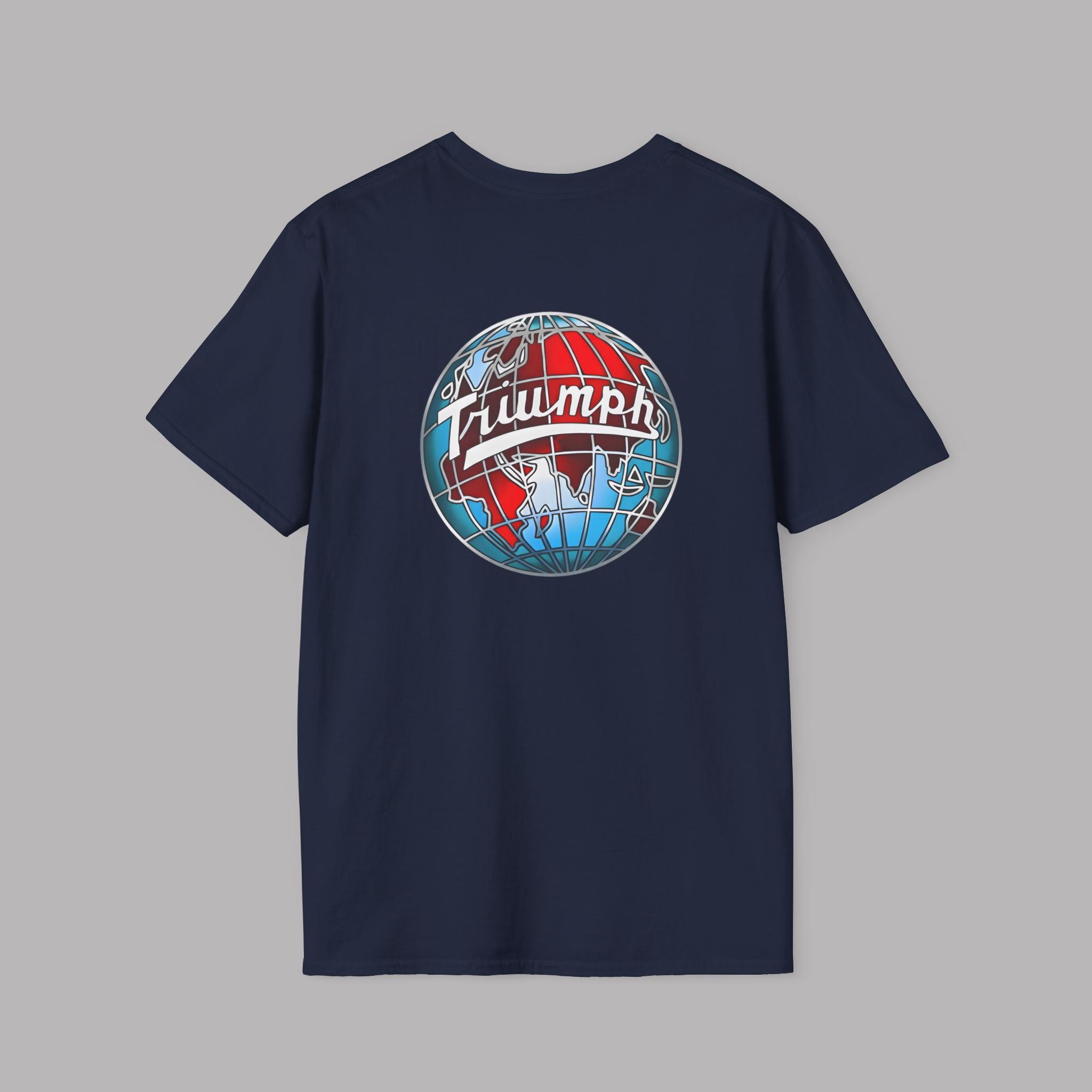 Vintage Triumph Globe T-Shirt – Classic British Moto Tee