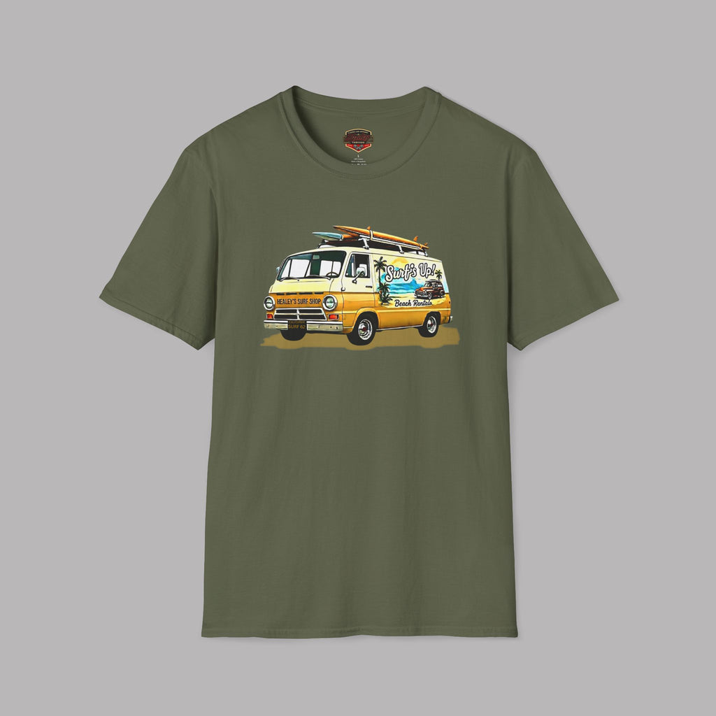 Surf's Up Retro Surf Van T-Shirt - Healey's Surf Shop Tee