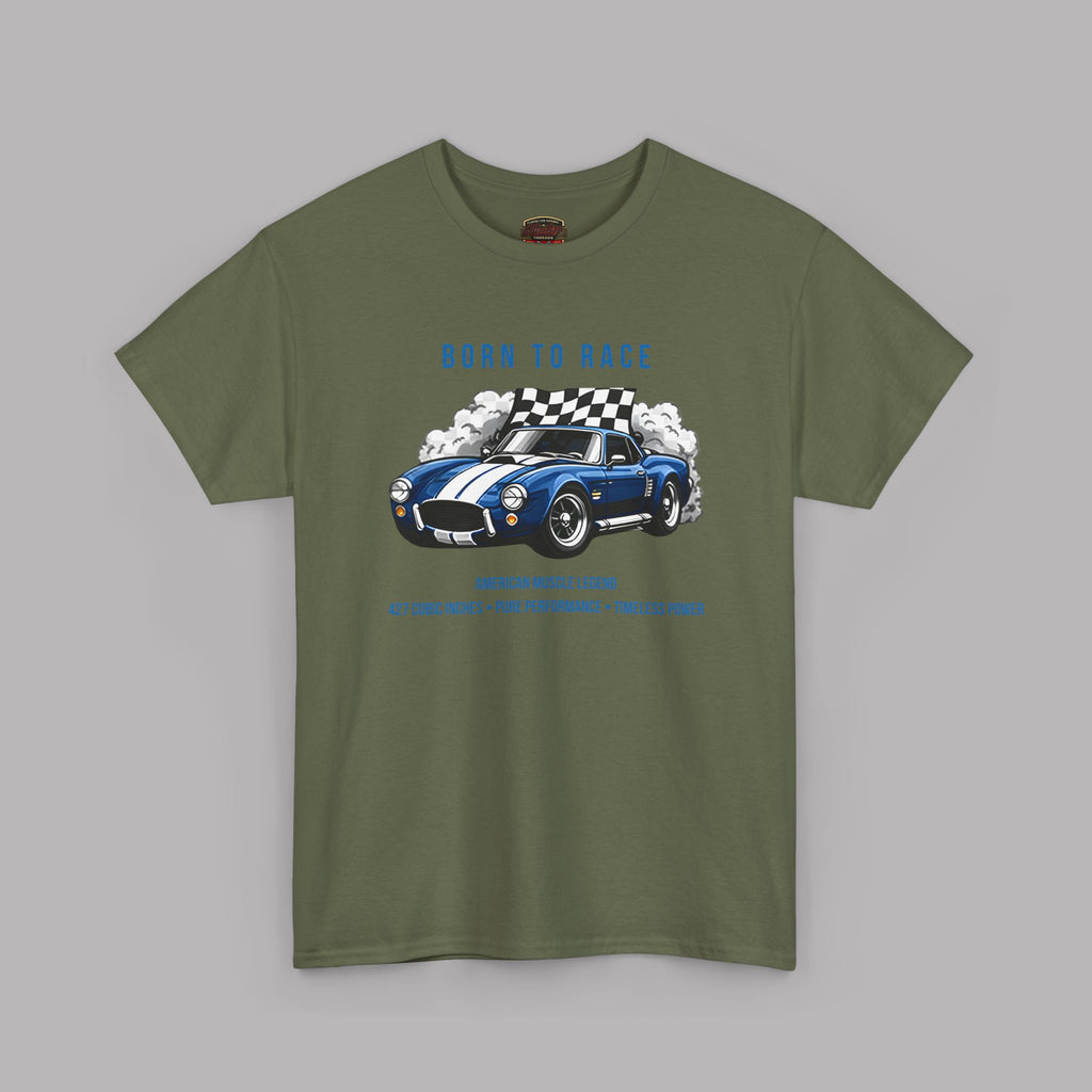 Born to Race T-Shirt – Vintage Muscle Car Graphic Tee