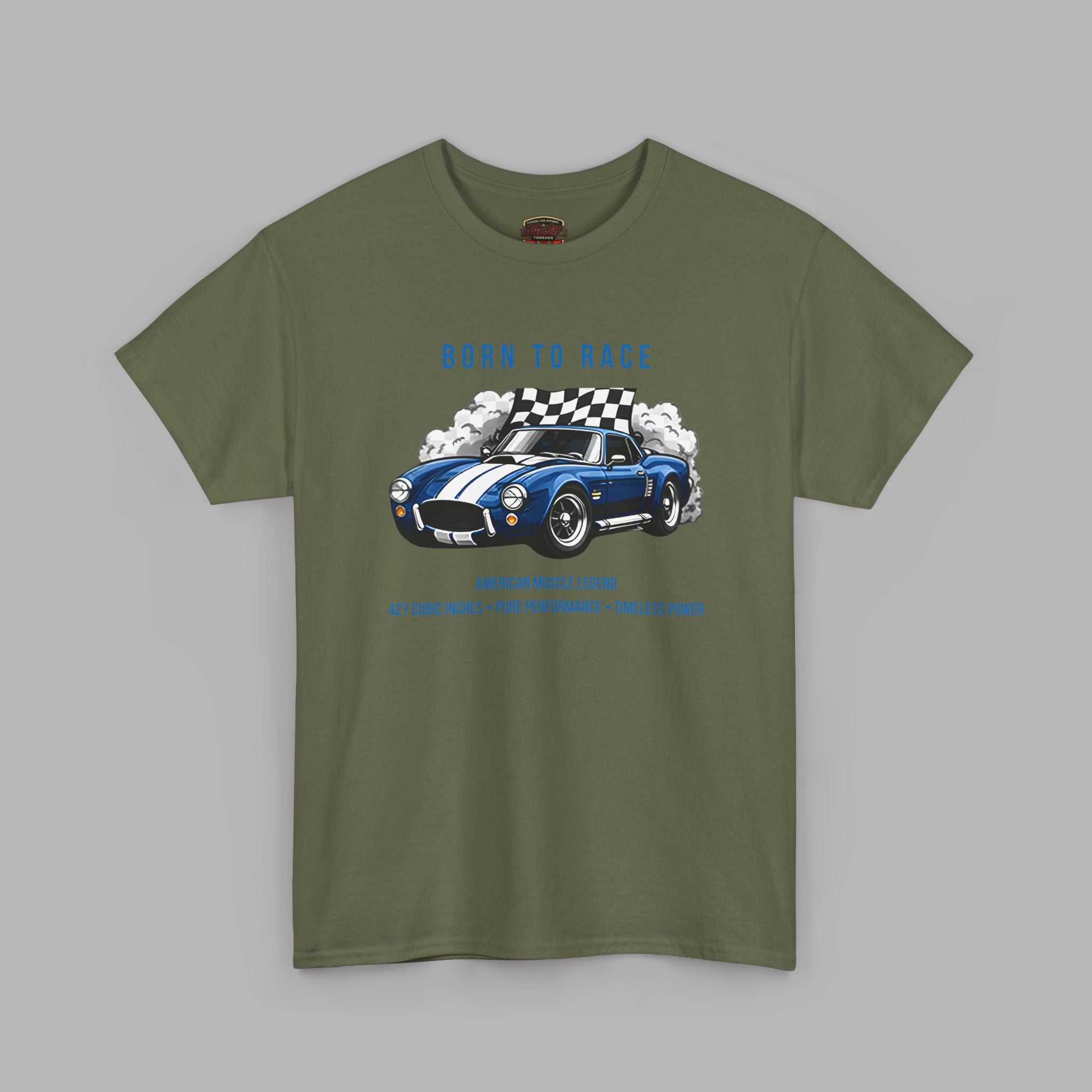 Born to Race T-Shirt – Vintage Muscle Car Graphic Tee