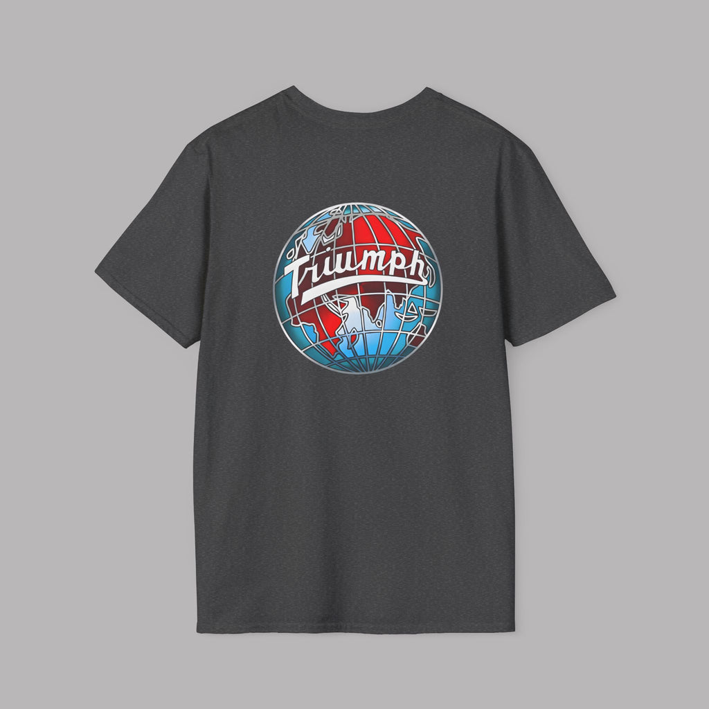 Vintage Triumph Globe T-Shirt – Classic British Moto Tee