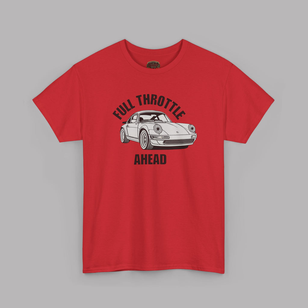 Full Throttle T-Shirt – Vintage Sports Car Graphic Tee