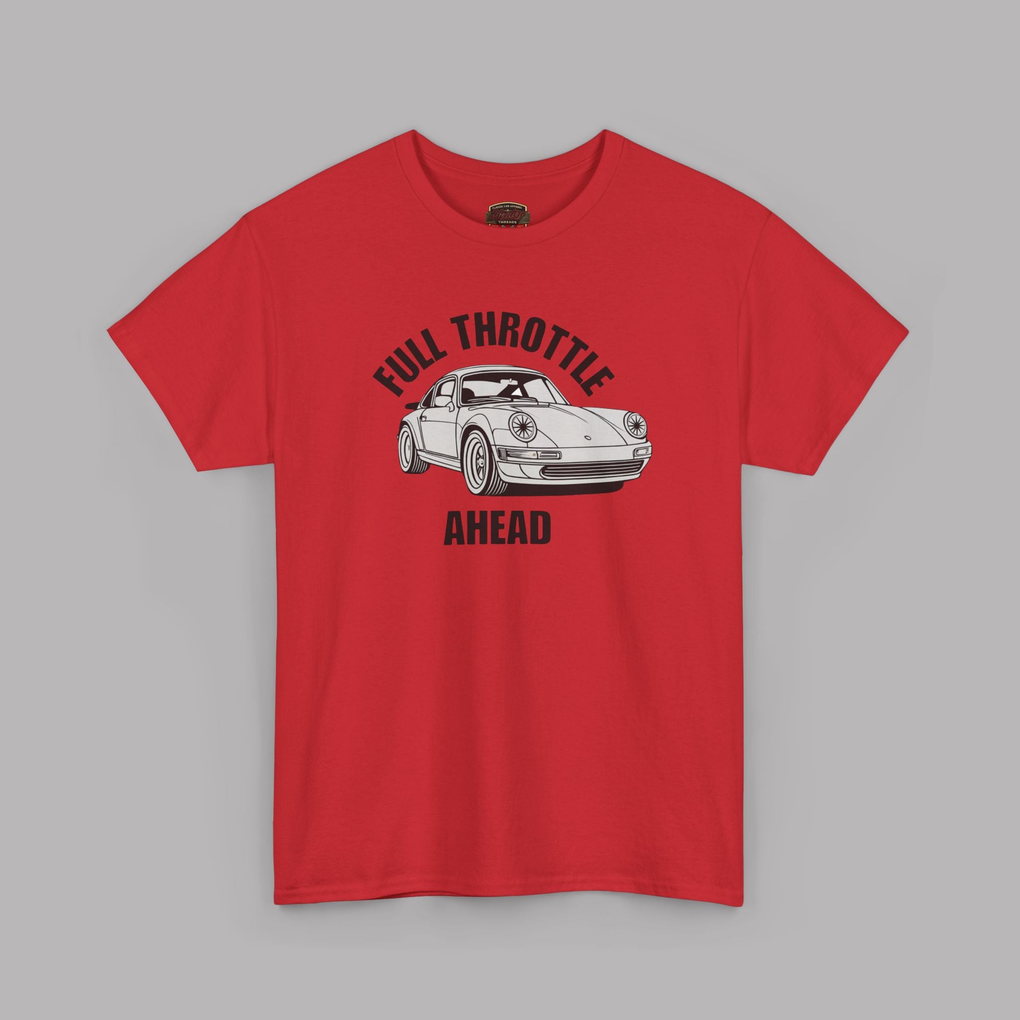 Full Throttle T-Shirt – Vintage Sports Car Graphic Tee