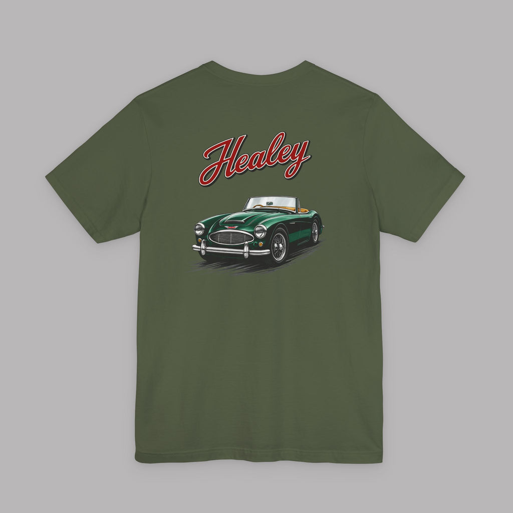 Vintage Healey Roadster Tee | Classic Car Badge Gift Shirt