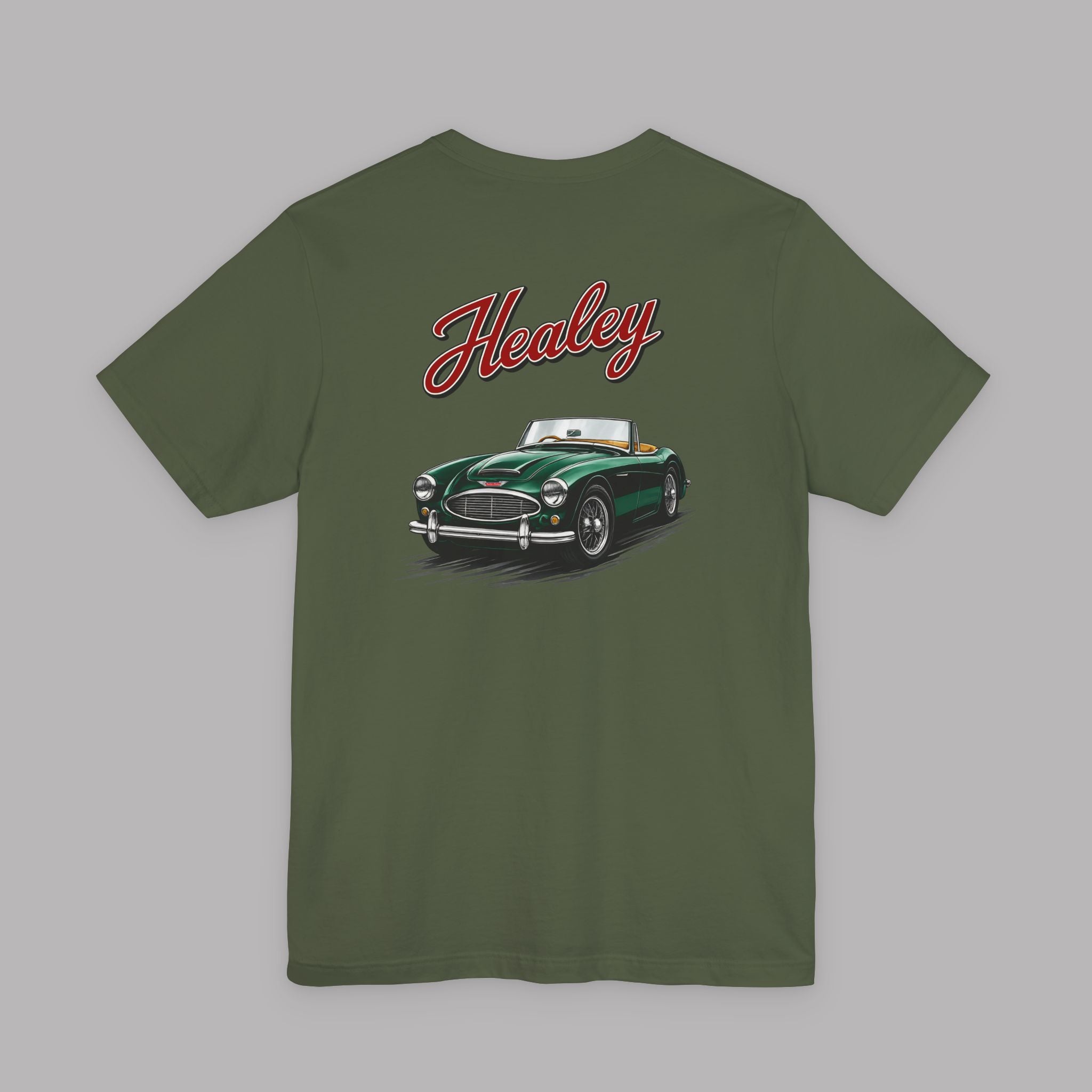 Vintage Healey Roadster Tee | Classic Car Badge Gift Shirt