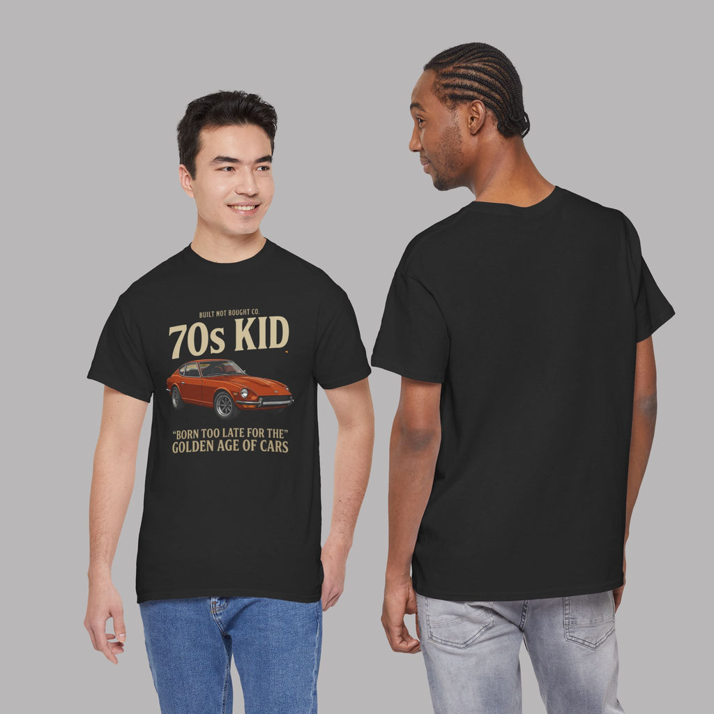 70s Kid Classic Car Tee – Born Too Late for the Golden Age