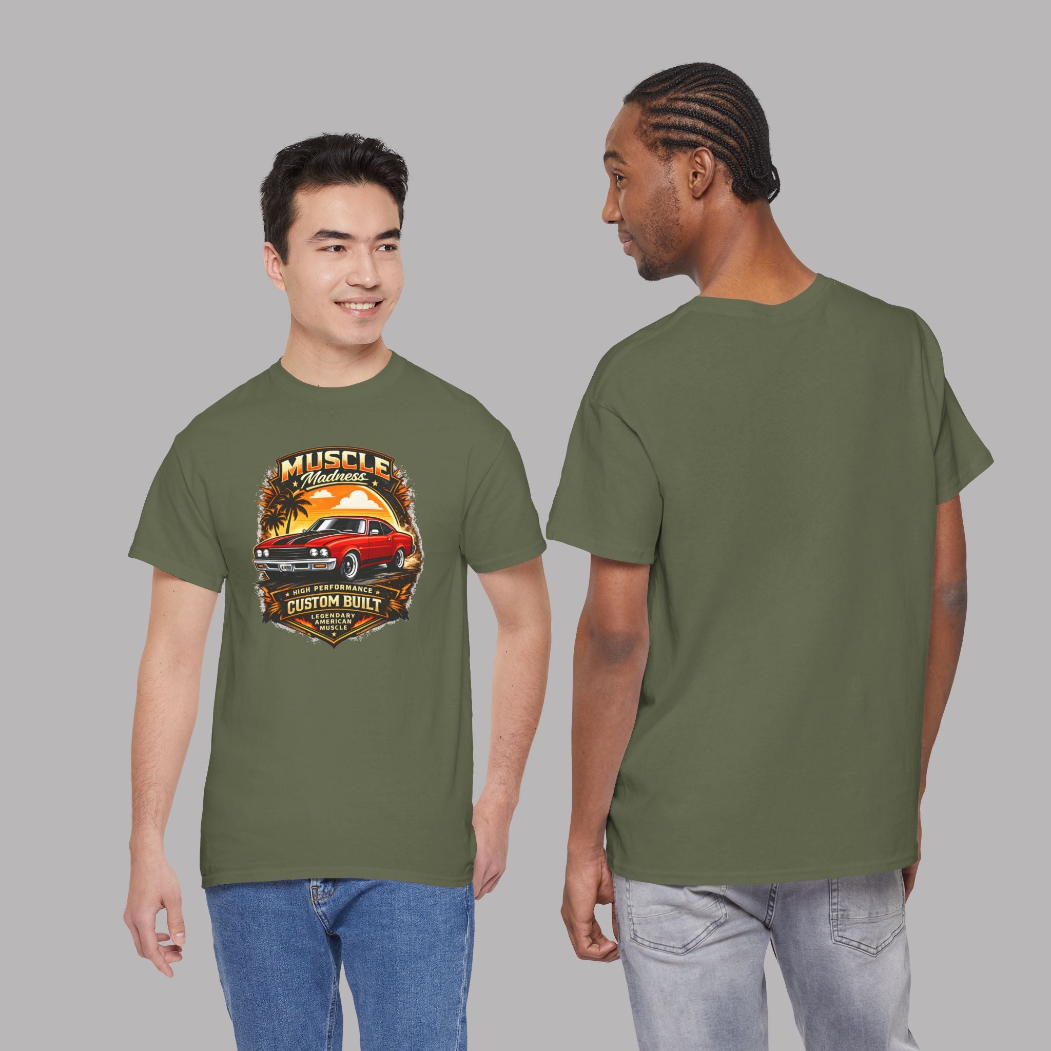 Muscle Madness Tee | Custom Built American Muscle Car T-Shirt