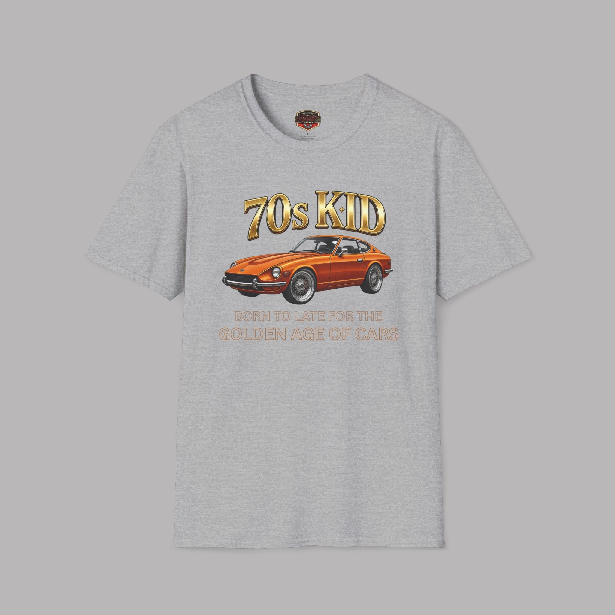 70s Kid Classic Car T-Shirt - Vintage Datsun 240Z Graphic Tee