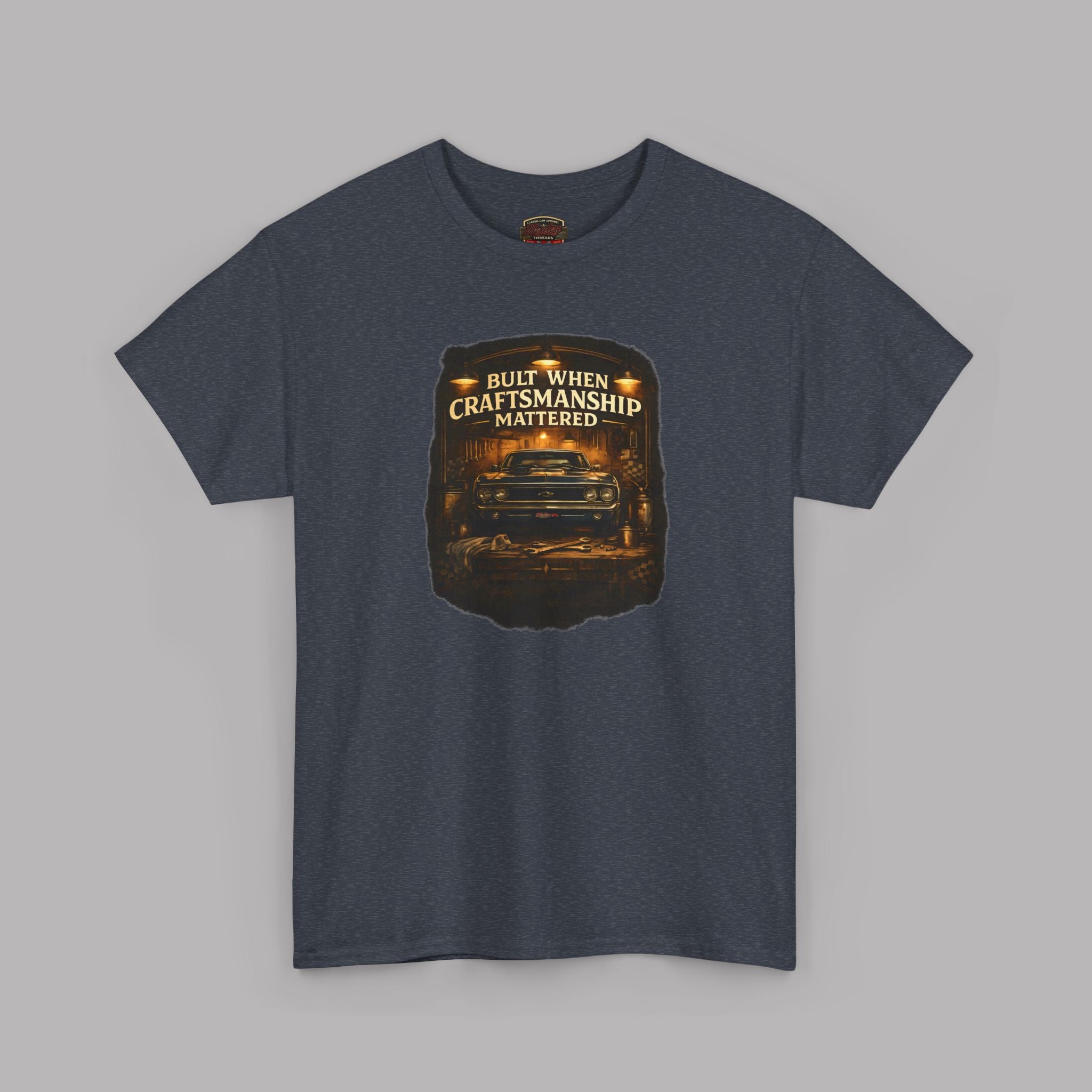 Vintage Muscle Car T-Shirt –Classic Craftsmanship Tee