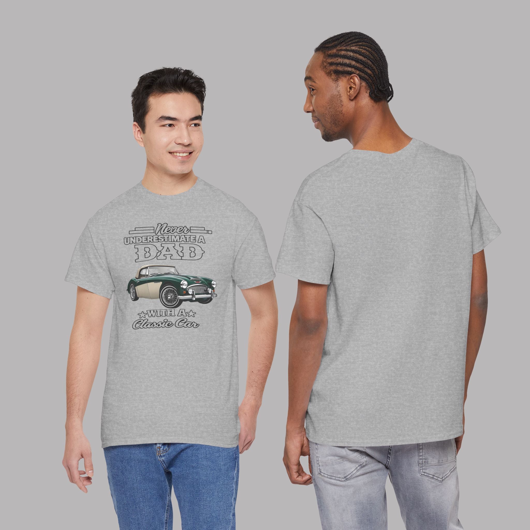 Classic Car Dad T-Shirt - Never Underestimate a Dad Tee