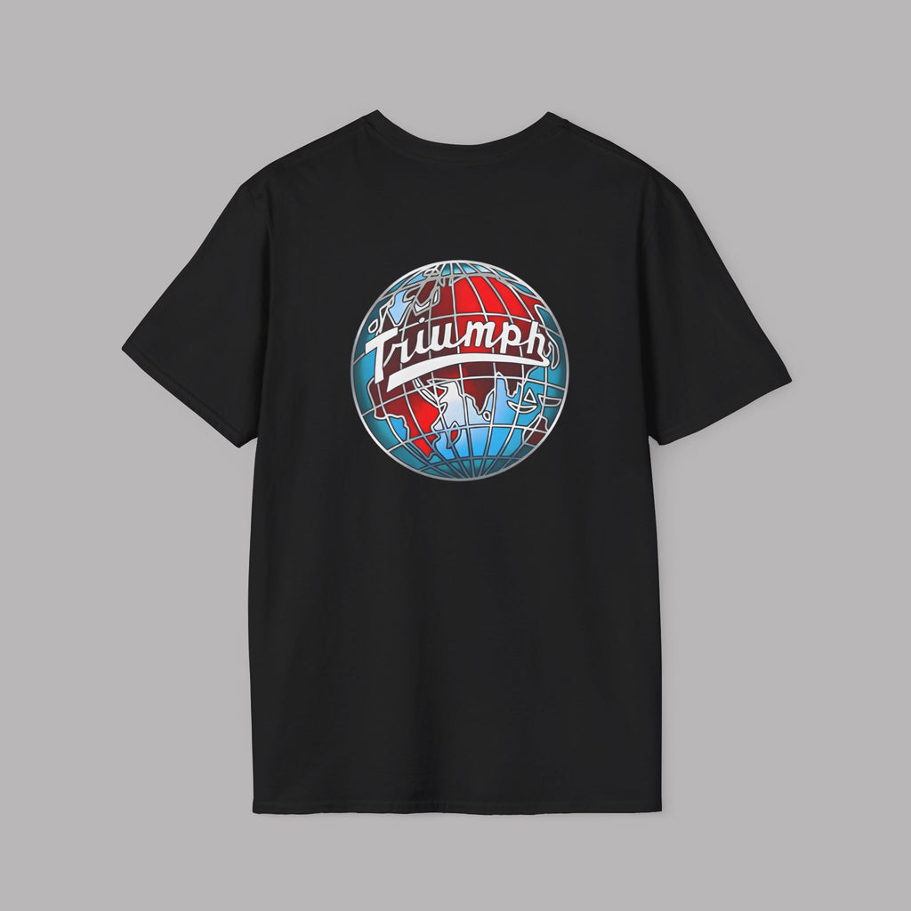 Vintage Triumph Globe T-Shirt – Classic British Moto Tee
