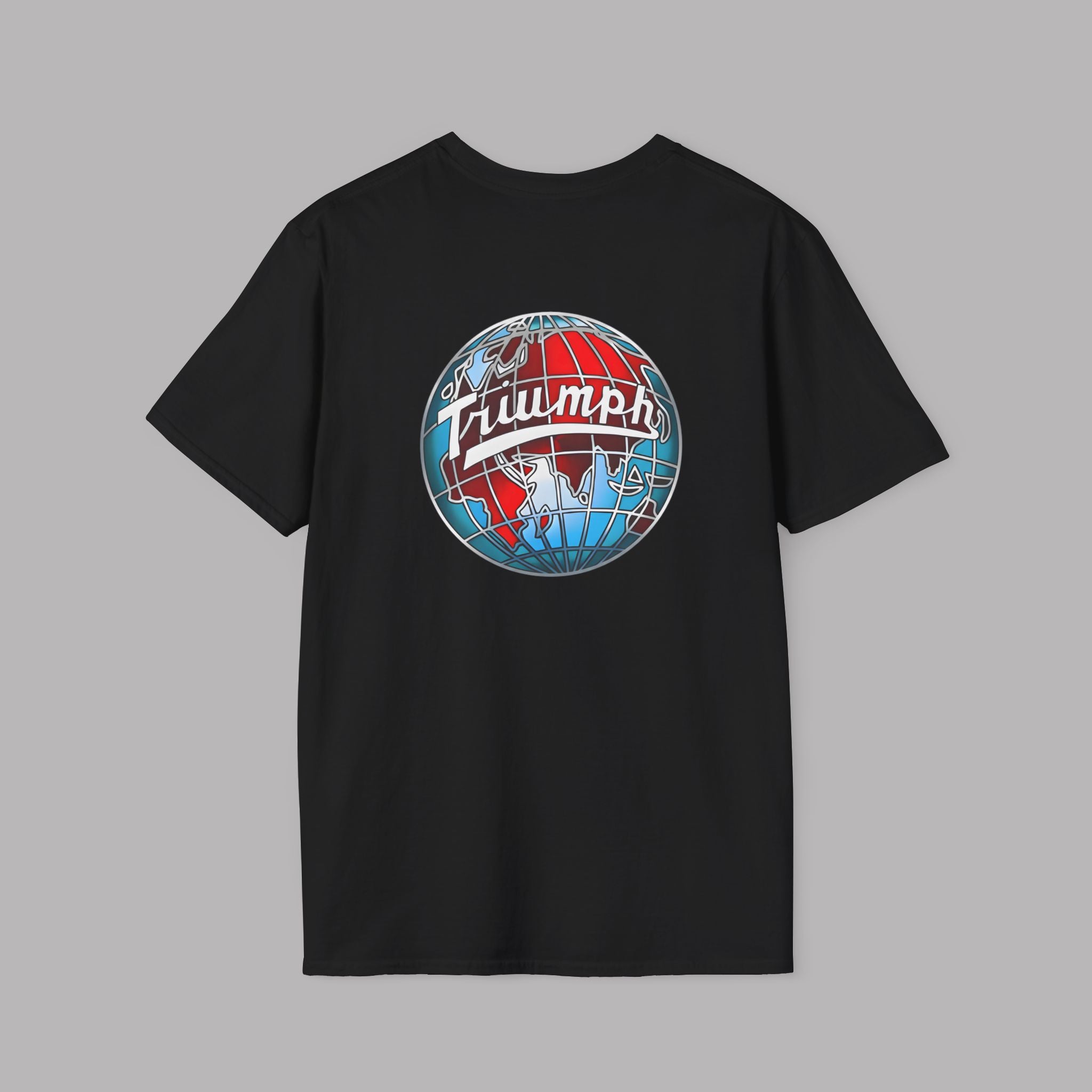 Vintage Triumph Globe T-Shirt – Classic British Moto Tee