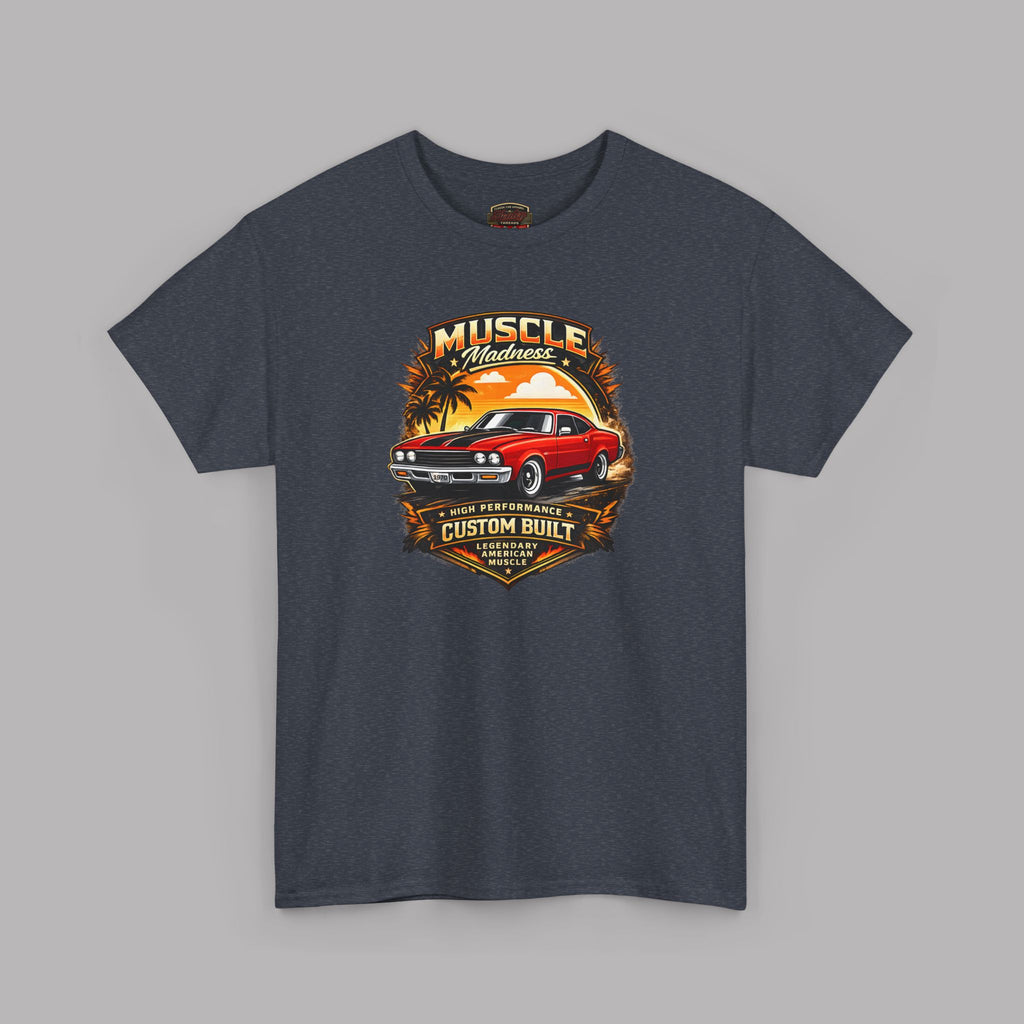 Vintage Chevy Muscle Car T Shirt – Retro Sunset Classic Tee