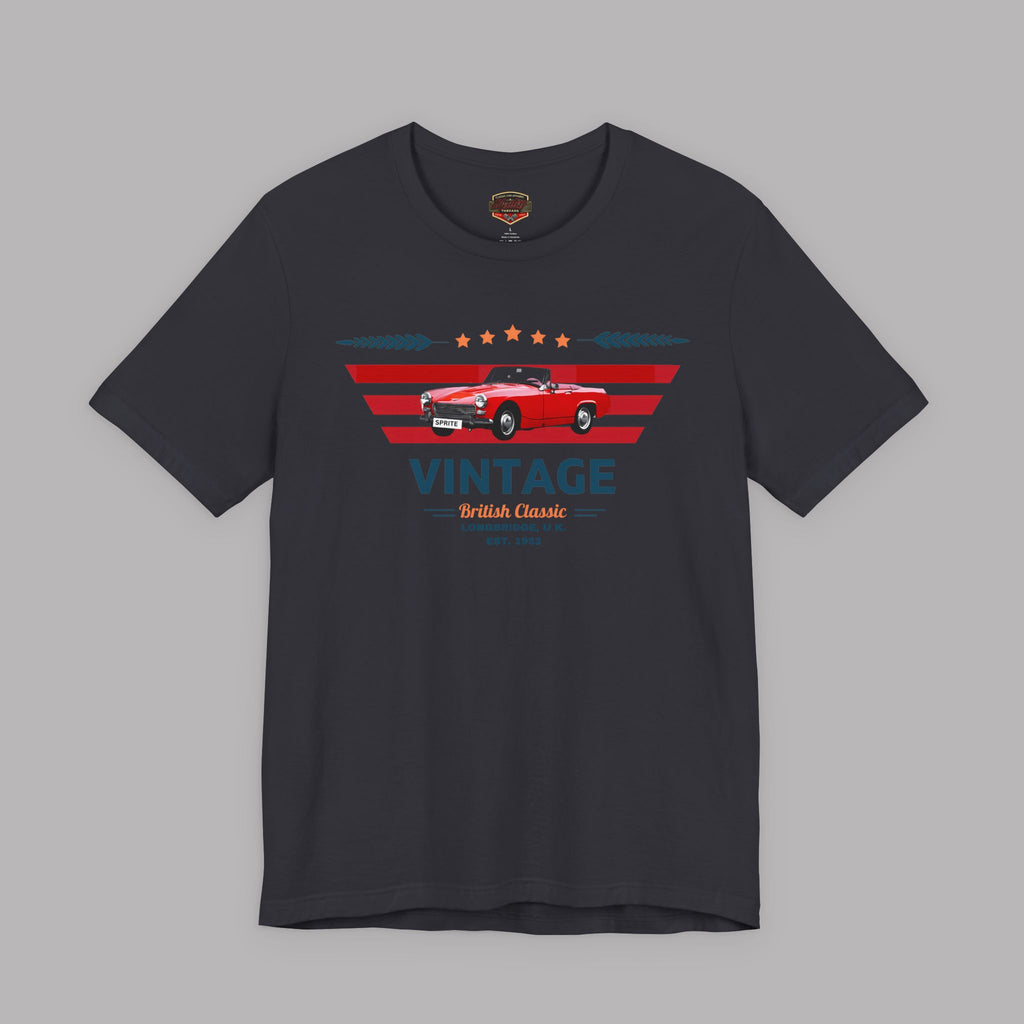 Vintage British Roadster Tee | Retro Classic Car Shirt