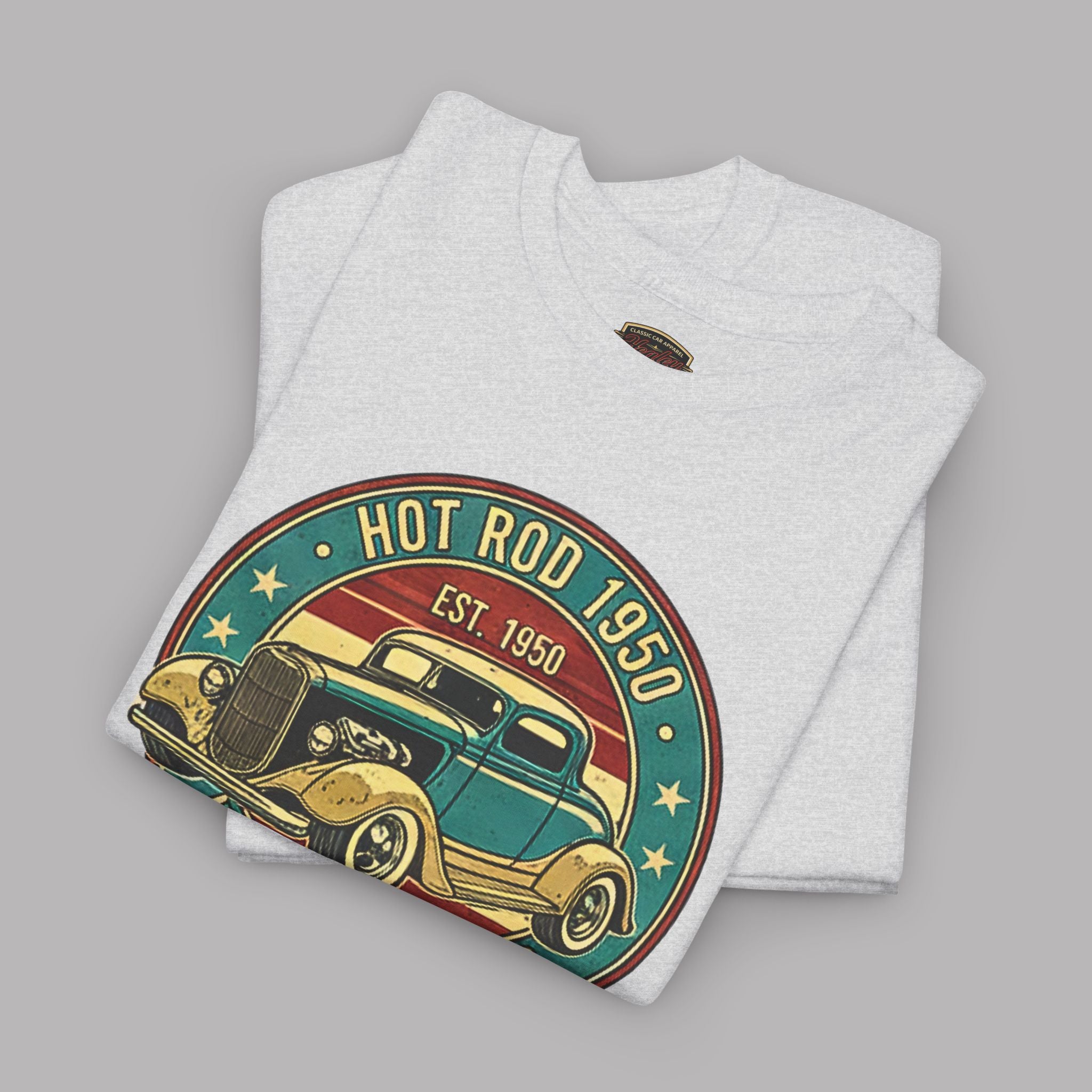 Hot Rod 1950 T-Shirt – Vintage Classic Car Graphic Tee