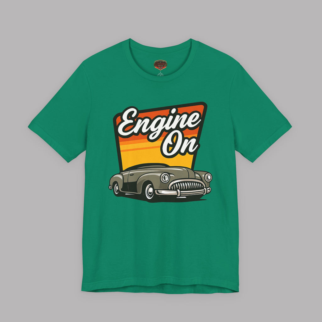Retro Classic Car Tee | Engine On Vintage Gift Shirt