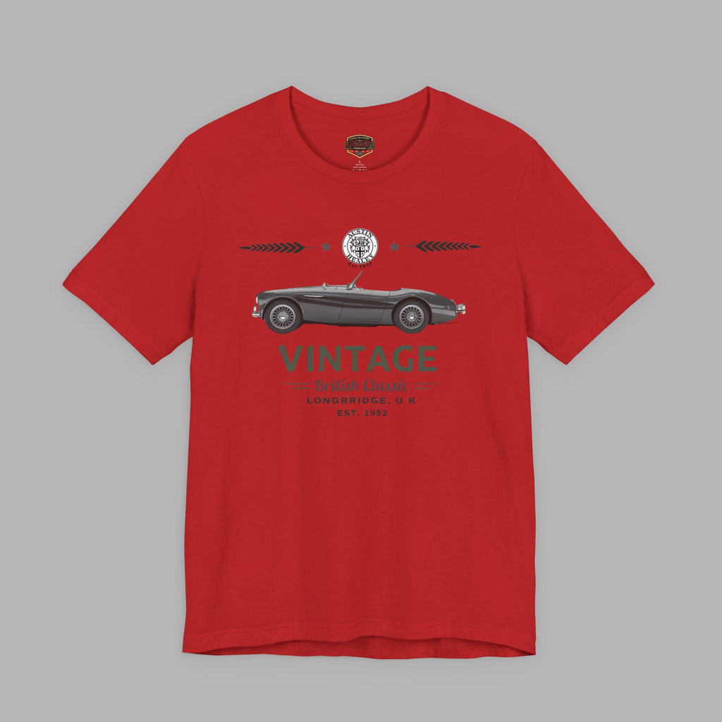 Vintage British Roadster T-shirt | Classic Car Badge Gift Tee