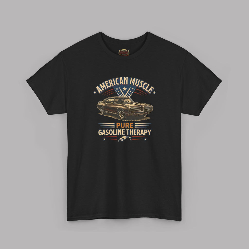 American Muscle Car T-Shirt - Pure Gasoline Therapy Tee