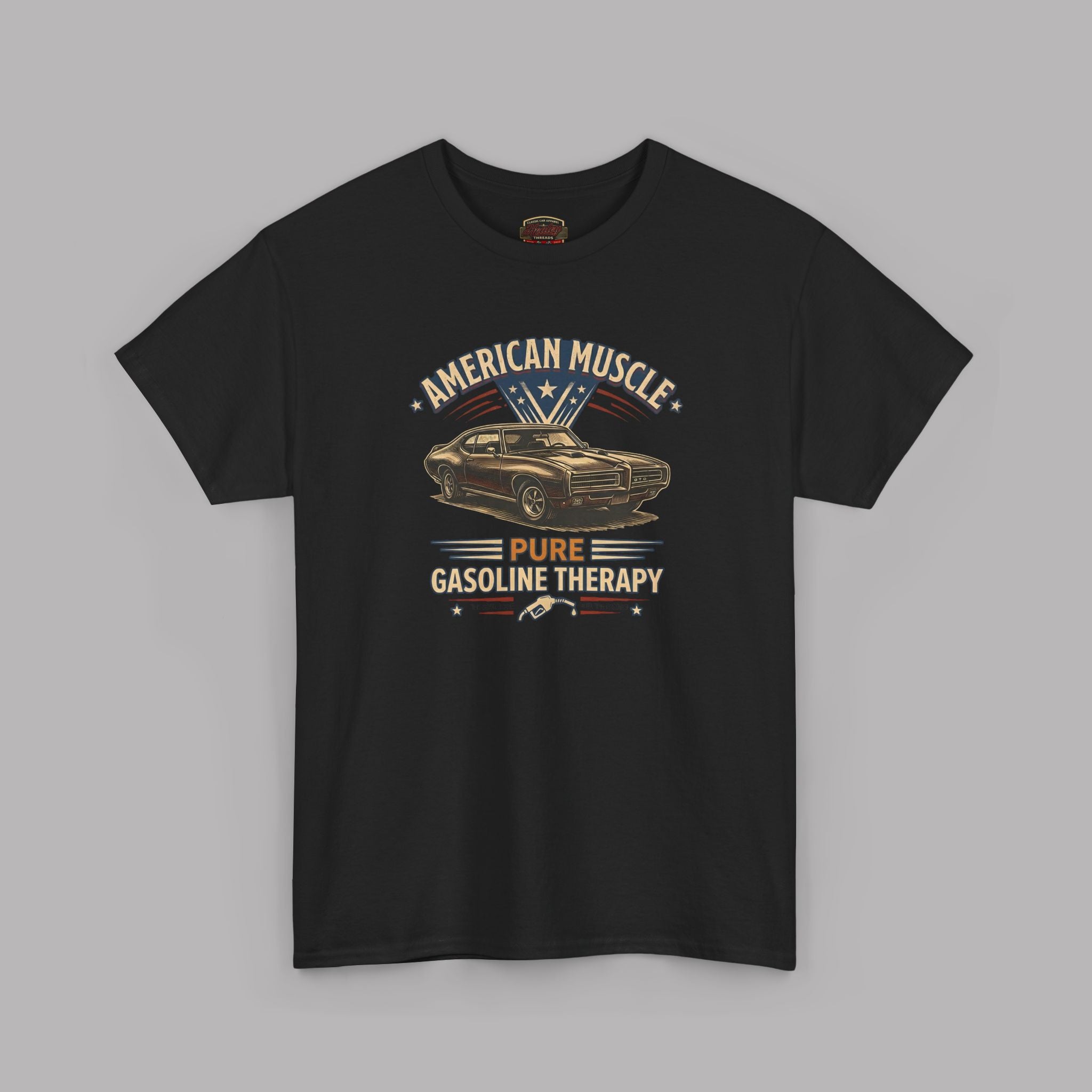 American Muscle Car T-Shirt - Pure Gasoline Therapy Tee