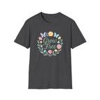 Grow Free Floral Wreath T-Shirt