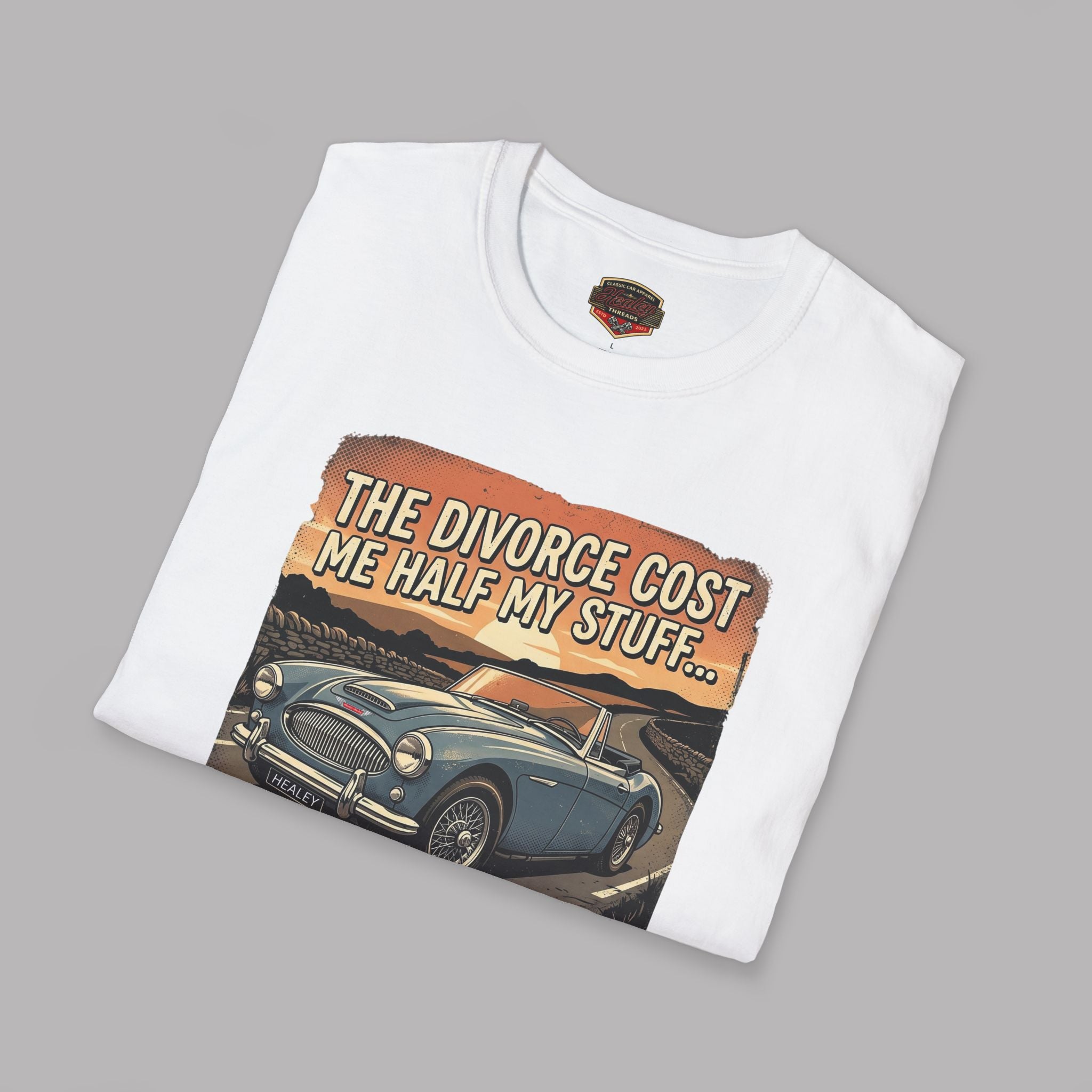 Divorce Car T-Shirt - Funny Classic Car Graphic Tee