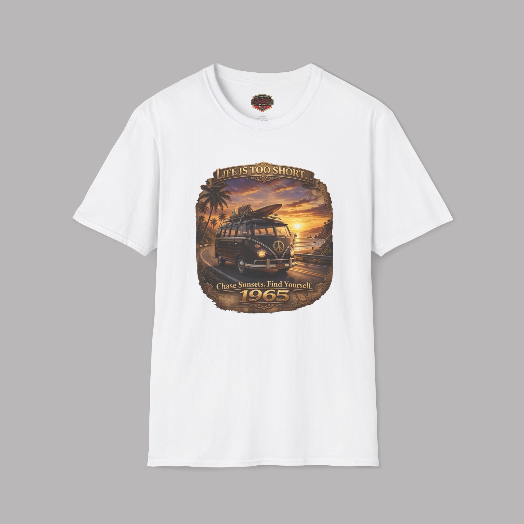 Retro Van Life T-Shirt – Chase Sunsets Graphic Tee