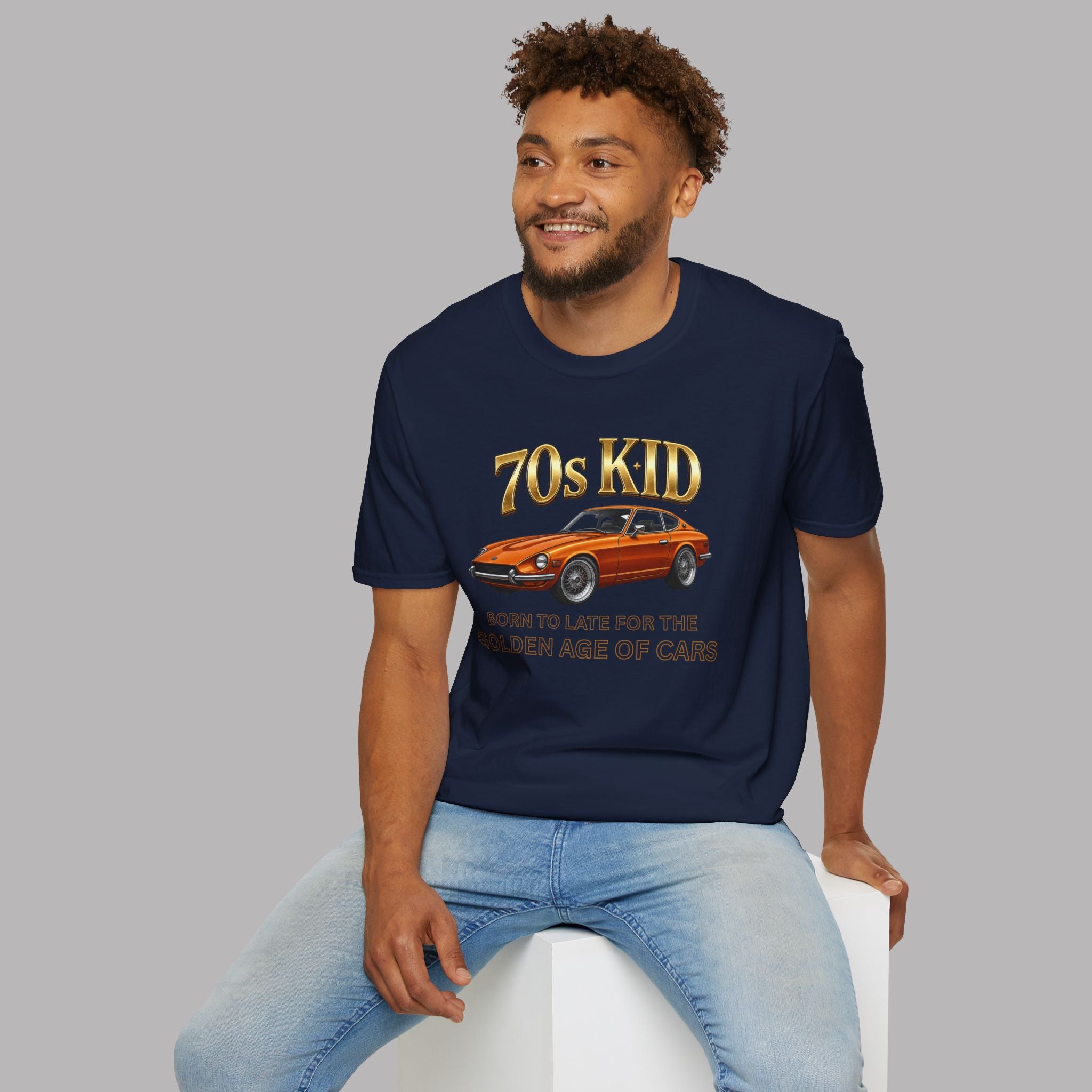 70s Kid Classic Car T-Shirt - Vintage Datsun 240Z Graphic Tee