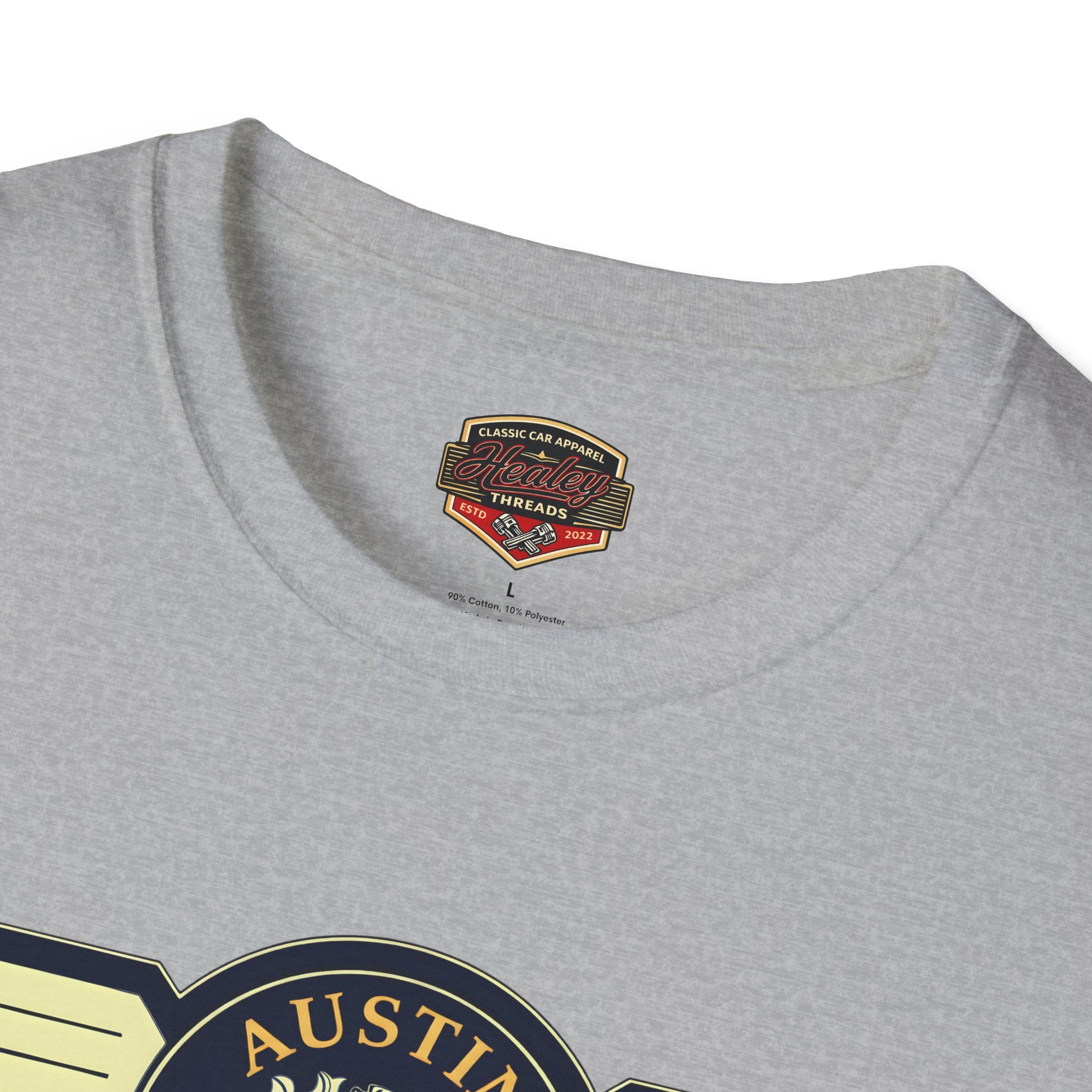 Austin Healey Gift Tee - Winged Badge Graphic Shirt