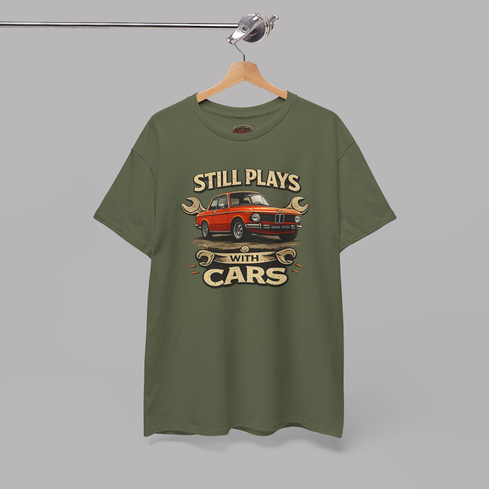 Still Plays With Cars T-Shirt — Classic BMW Graphic Tee