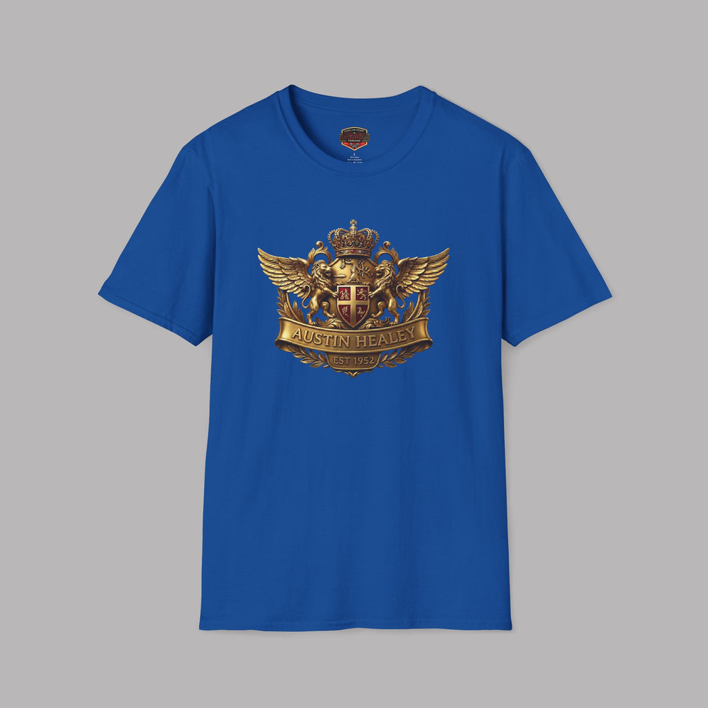 Crowned Lion Crest Tee | Vintage Roadster Gift Shirt