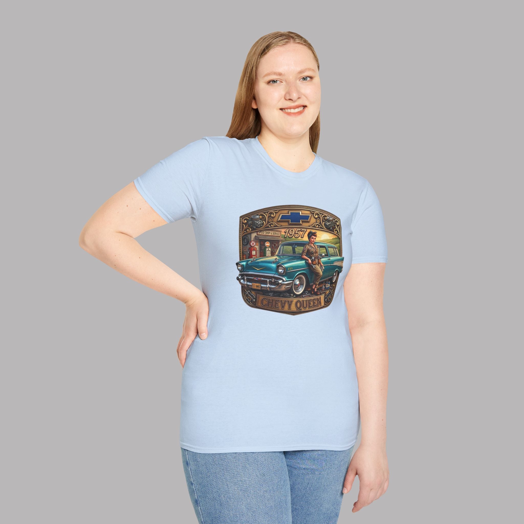 1957 Bel Air T-Shirt - Retro Classic Car Graphic Tee
