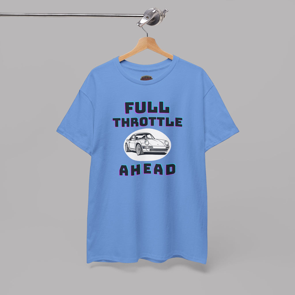 Full Throttle Ahead Tee | Vintage Sports Car Graphic T-Shirt