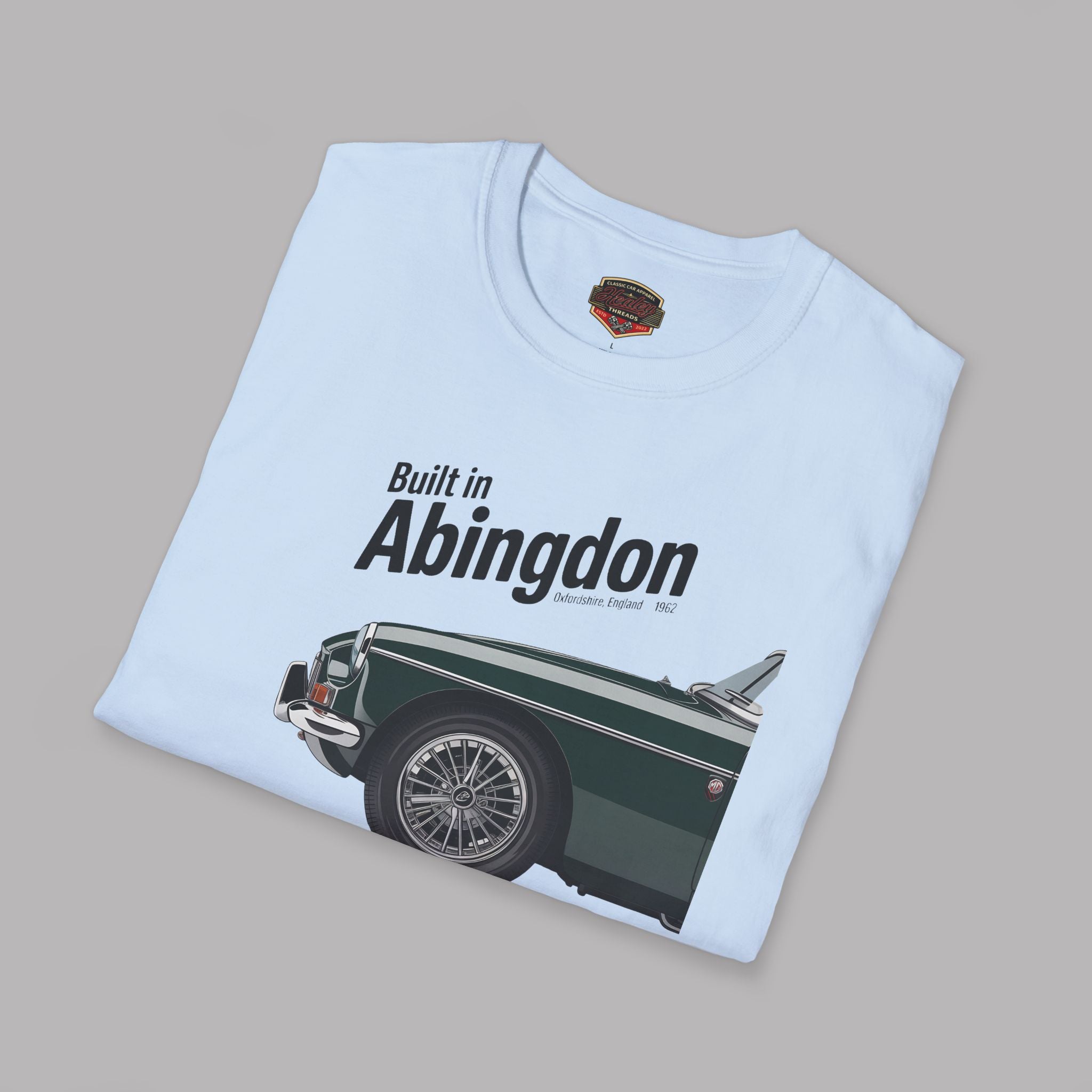 MGB British Racing Green T-Shirt - Built in Abingdon Tee